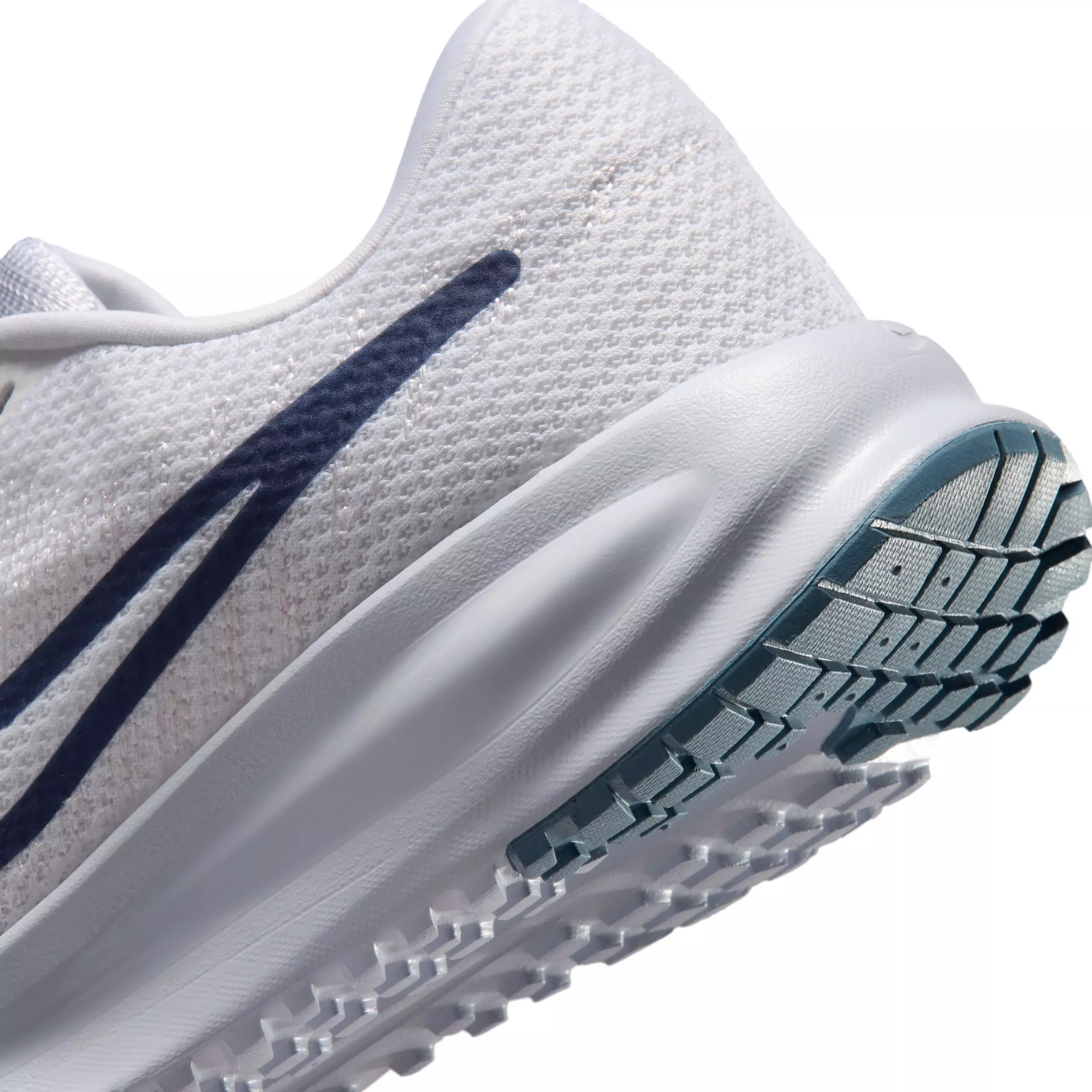 Nike Run Defy "White/Football Grey/Work Blue/Blue Void" Women's Running Shoe - WHITE/GREY/BLUE/BLUE