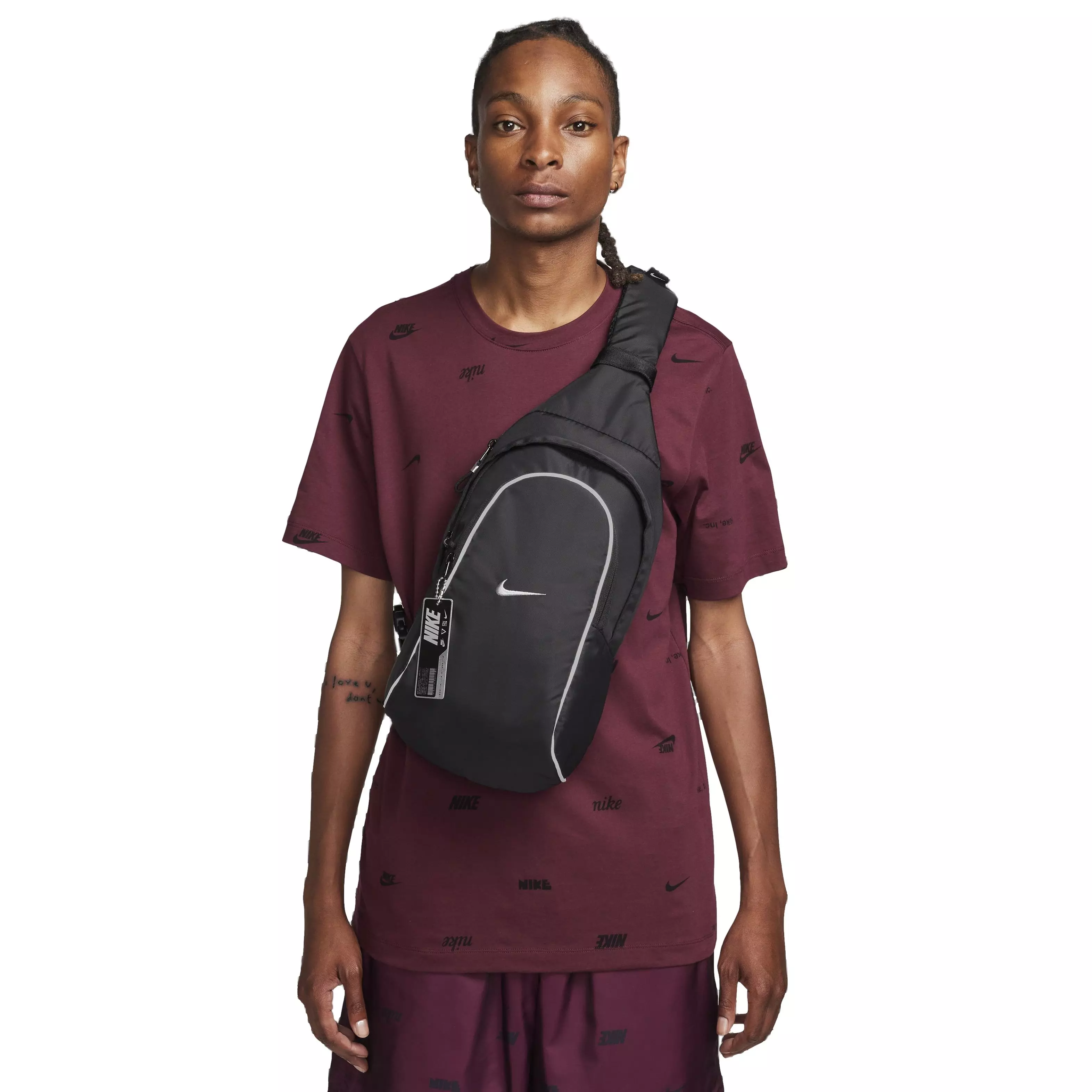 Nike Sportswear Essentials Sling Bag (8L) -Black - BLACK
