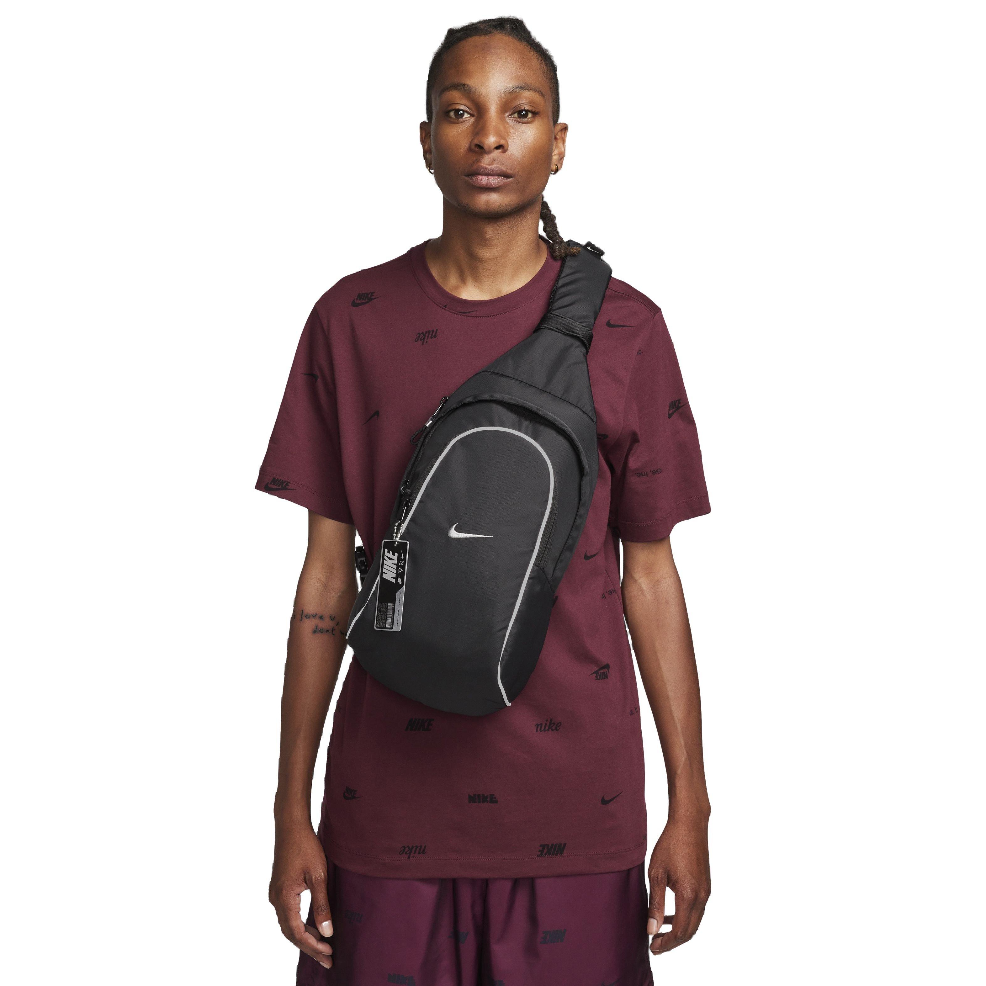 Nike Sportswear ESSENTIALS SLING BAG UNISEX - Bandolera - black