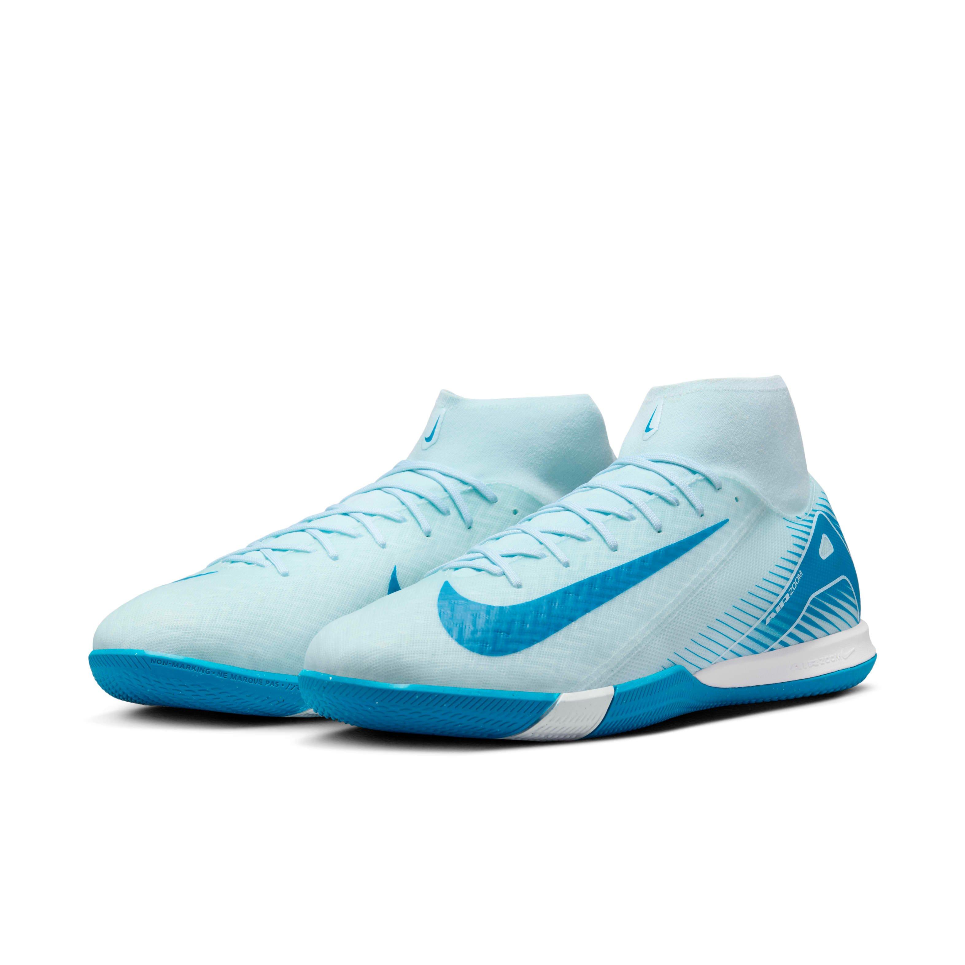Nike Mercurial Superfly 10 Academy Indoor "Glacier Blue/Blue Orbit" Men's Soccer Shoe - BLUE/BLUE Thumbnail View 3