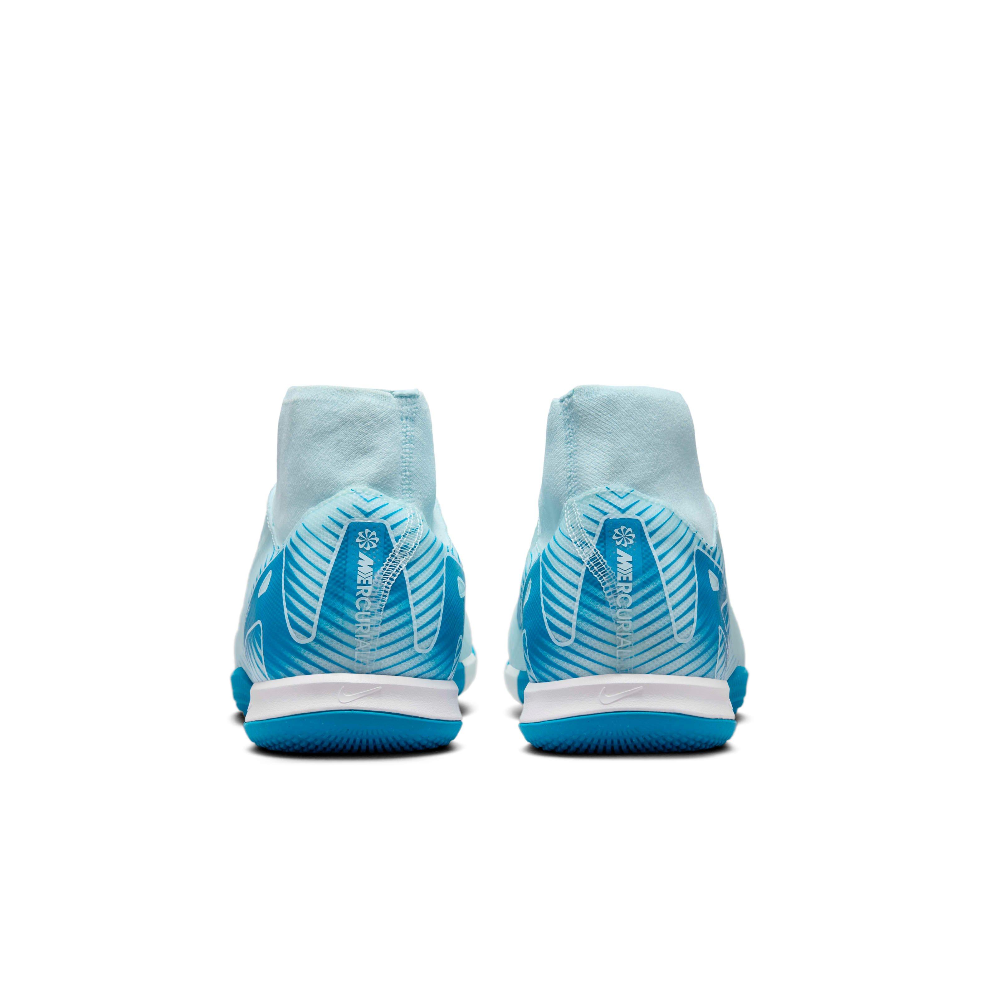 Nike Mercurial Superfly 10 Academy Indoor "Glacier Blue/Blue Orbit" Men's Soccer Shoe - BLUE/BLUE Thumbnail View 5