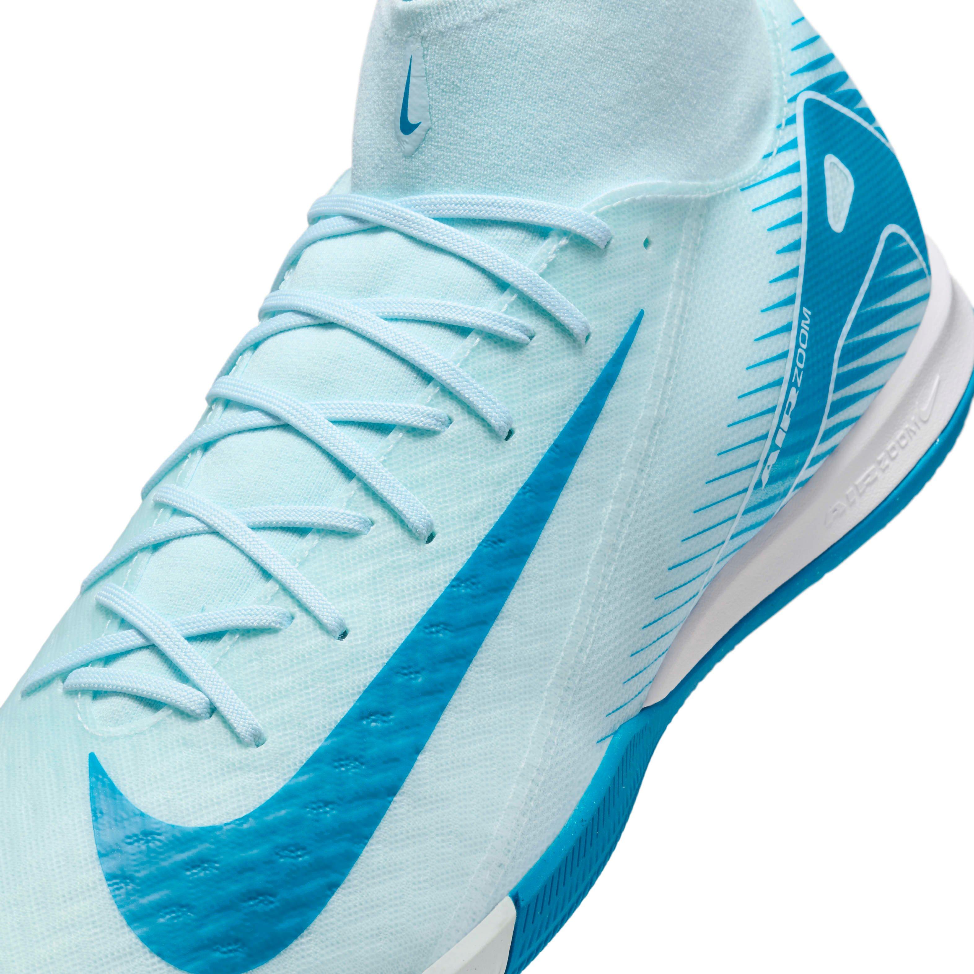 Nike Mercurial Superfly 10 Academy Indoor "Glacier Blue/Blue Orbit" Men's Soccer Shoe - BLUE/BLUE Thumbnail View 7