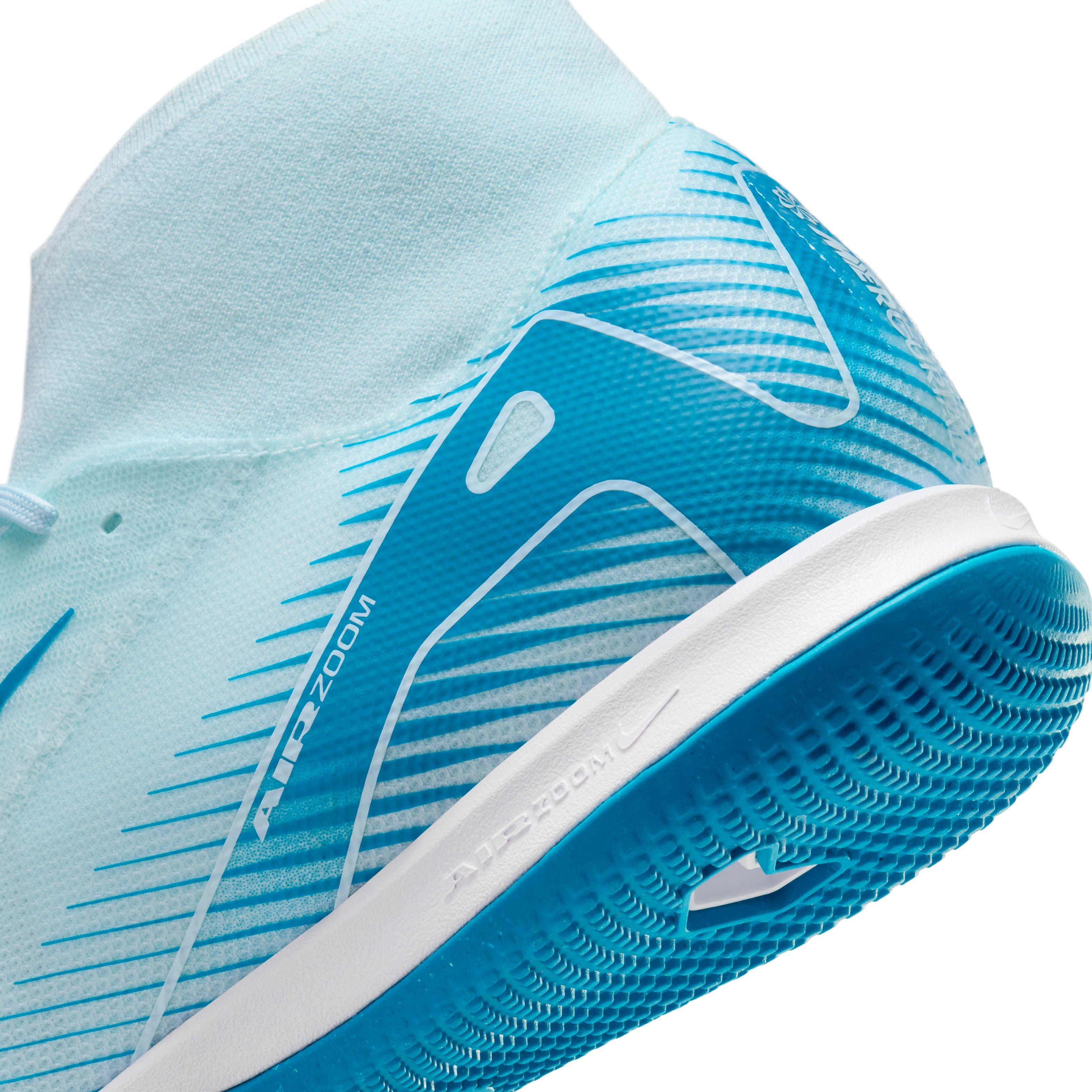 Nike Mercurial Superfly 10 Academy Indoor "Glacier Blue/Blue Orbit" Men's Soccer Shoe - BLUE/BLUE Thumbnail View 8