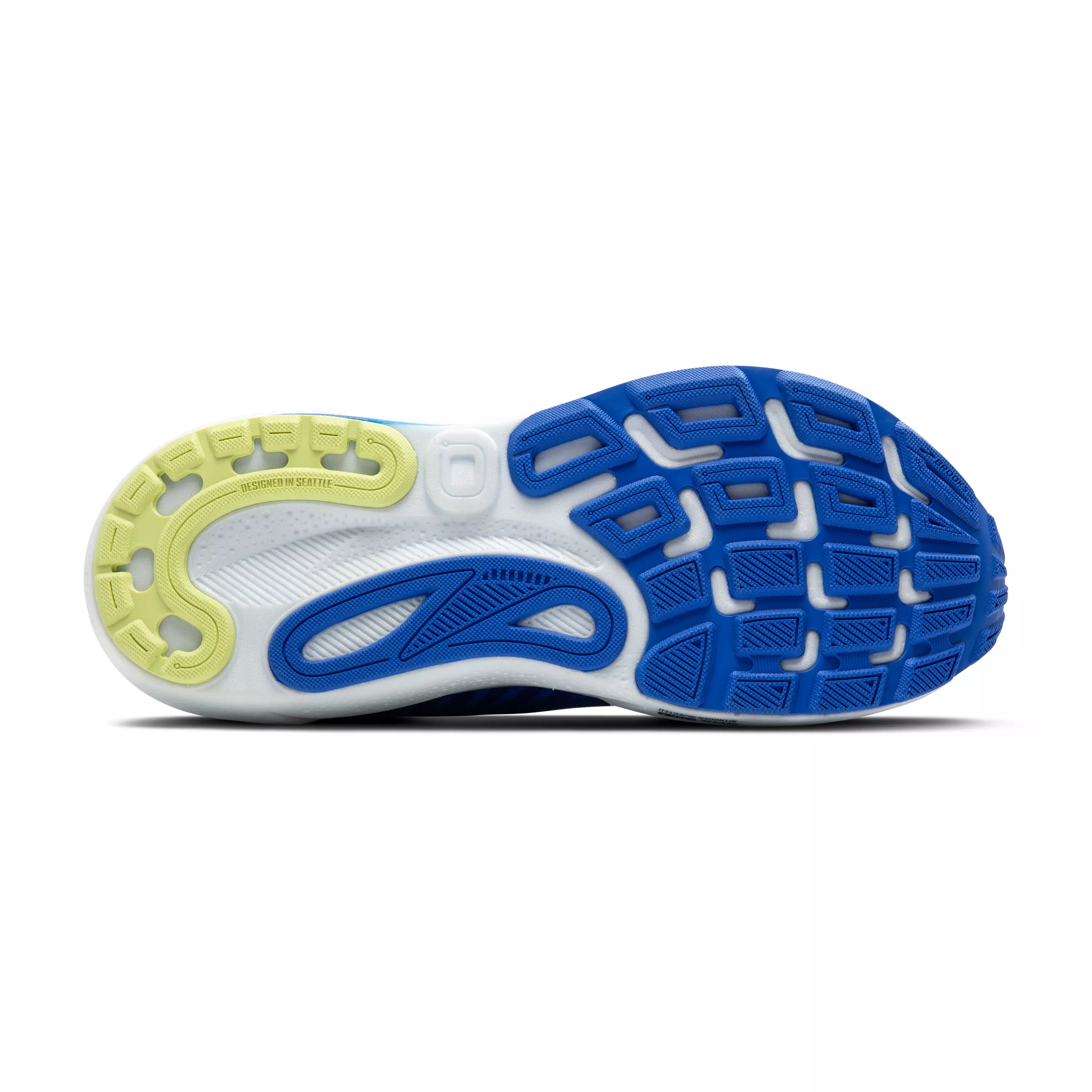 Brooks Adrenaline GTS 24 "Cobalt/Neo Yellow/Peacoat" Men's Wide Running Shoe - COBALT/YELLOW/PEACOAT