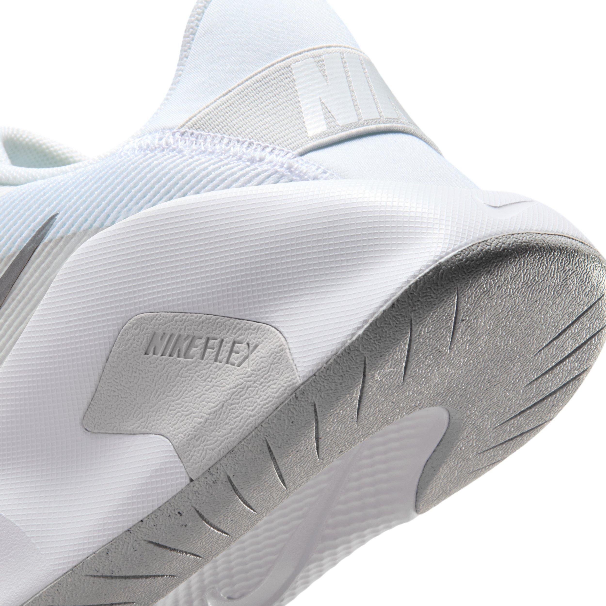 Nike Flex Train "White/Photon Dust/Metallic Silver" Women's Training Shoe - WHITE/DUST/SILVER