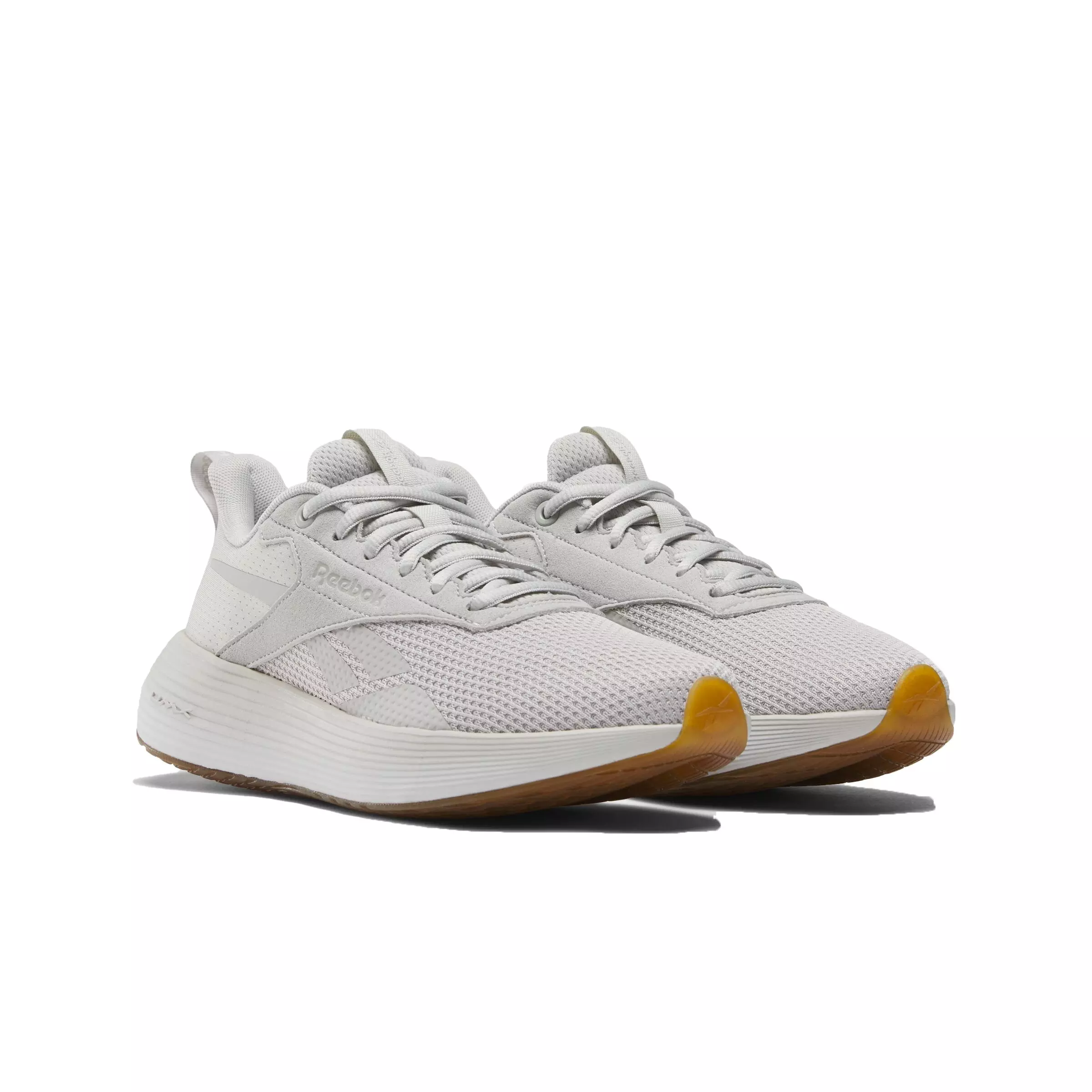 Reebok DMX Comfort + "Steely Fog/Ftwr White/Reebok Lee 5" Women's Walking Shoe - STEELY/WHITE/LEE