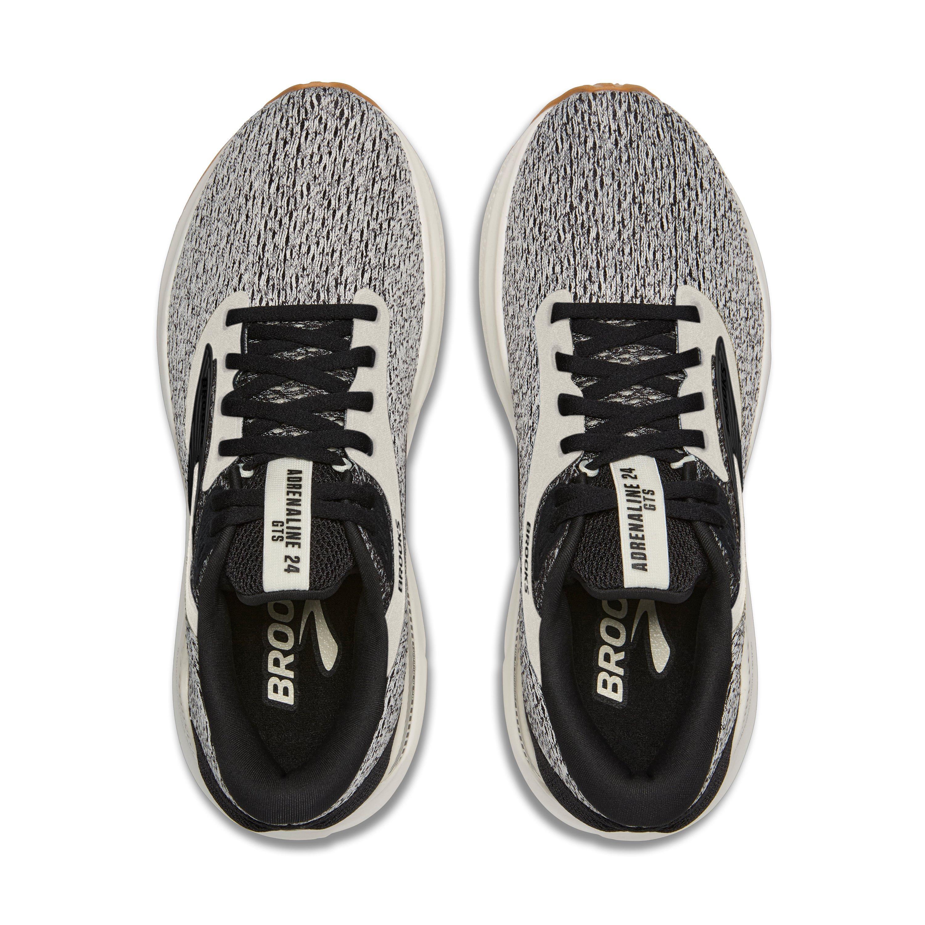 Brooks Adrenaline GTS 24 "Coconut/Black/Biscuit" Men's Running Shoe - COCONUT/BLACK/BISCUIT Thumbnail View 5