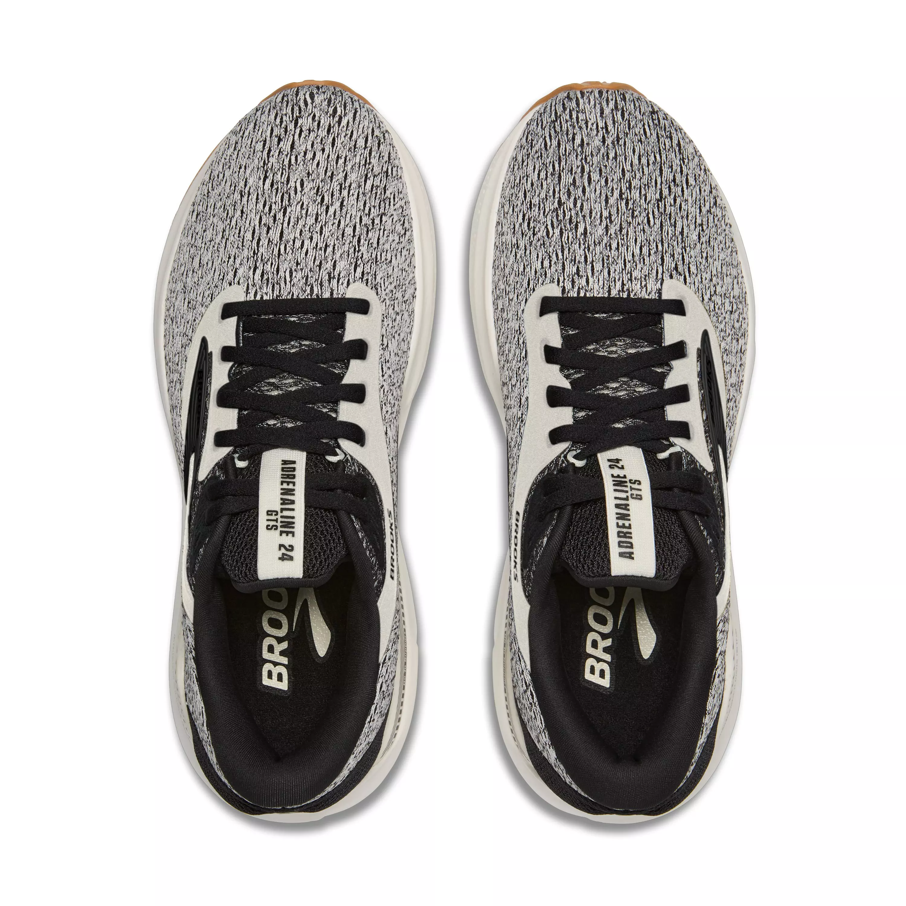 Brooks Adrenaline GTS 24 "Coconut/Black/Biscuit" Men's Running Shoe - COCONUT/BLACK/BISCUIT