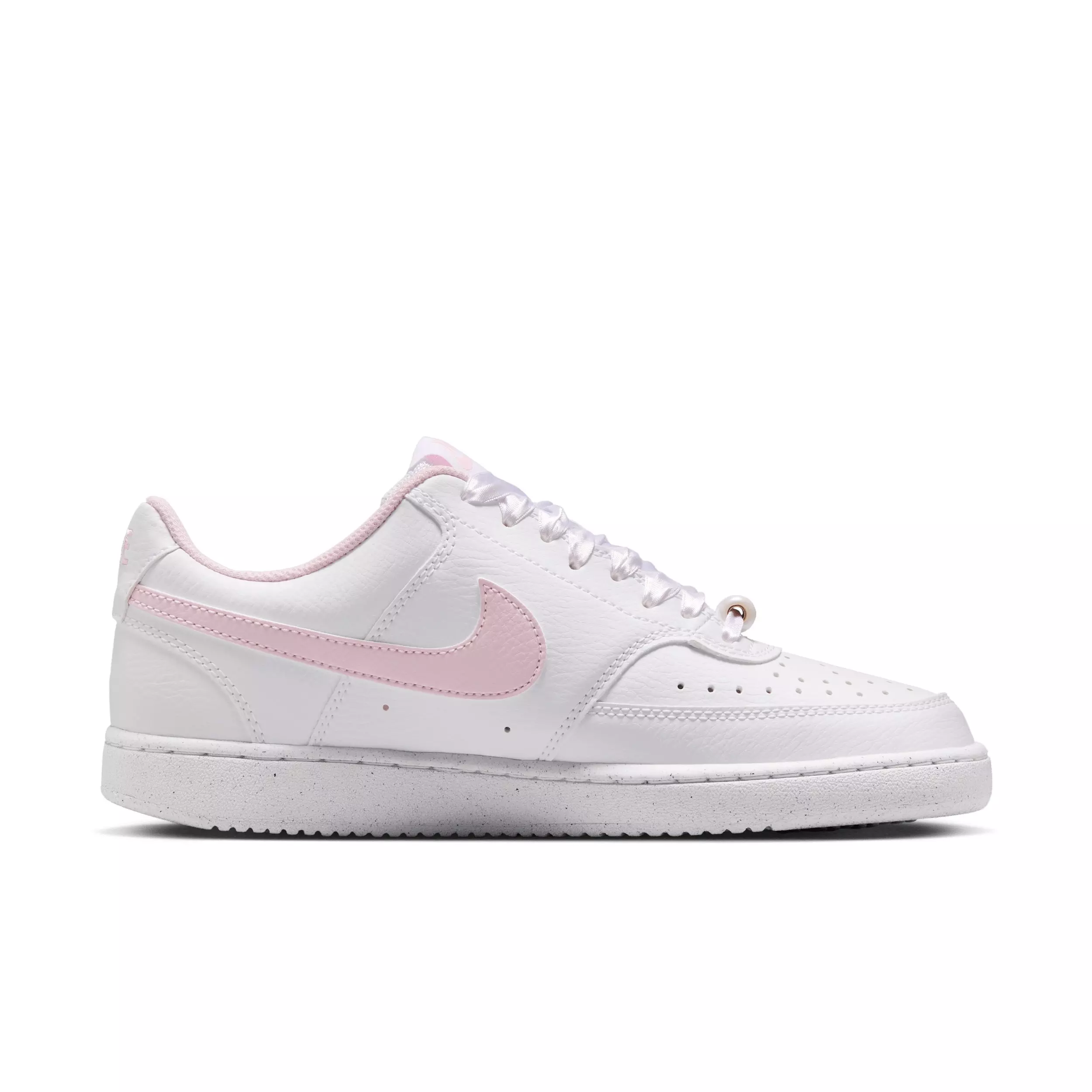 Nike Court Vision Low "White/Pink Foam" Women's Shoe - WHITE/PINK