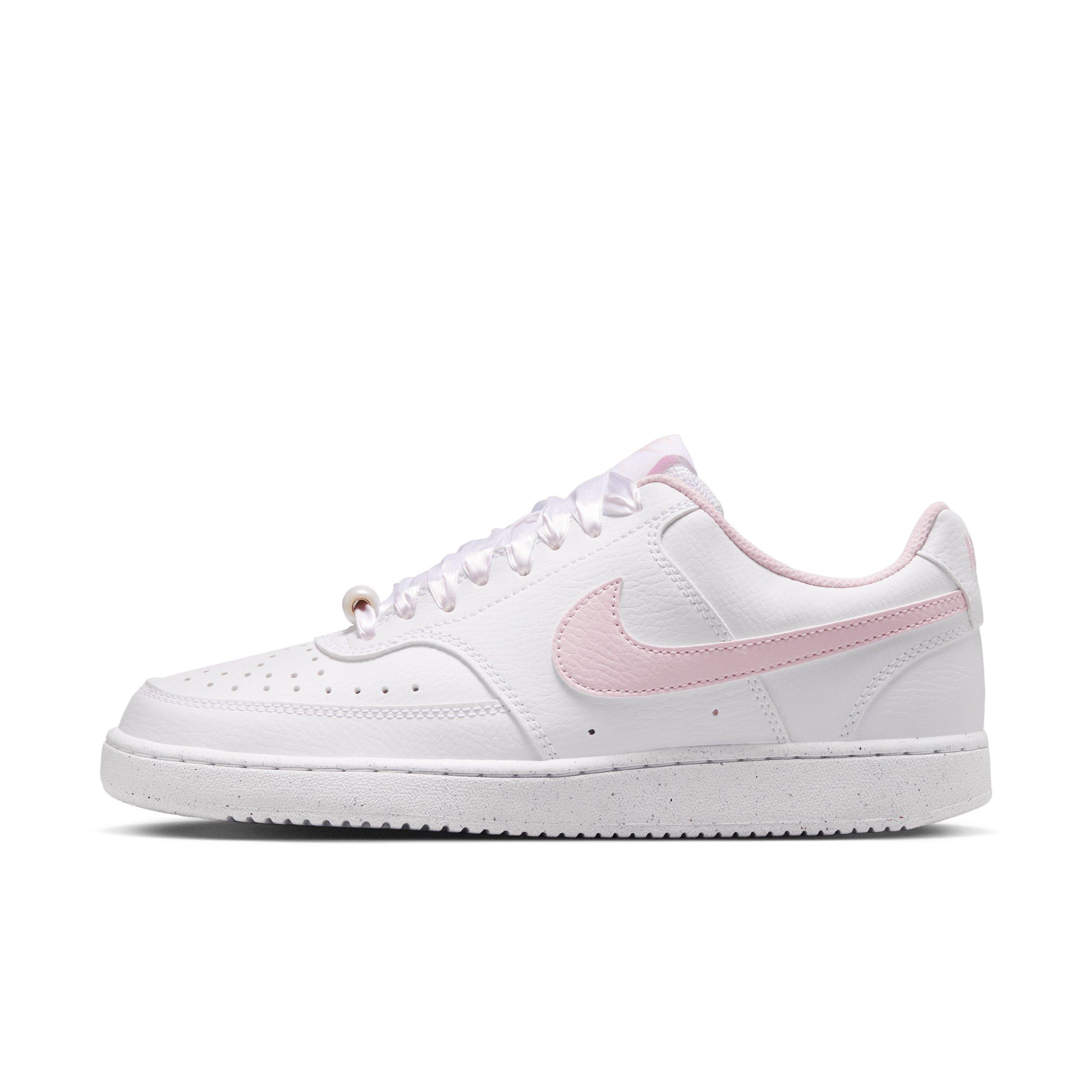 Nike Court Vision Low "White/Pink Foam" Women's Shoe - WHITE/PINK