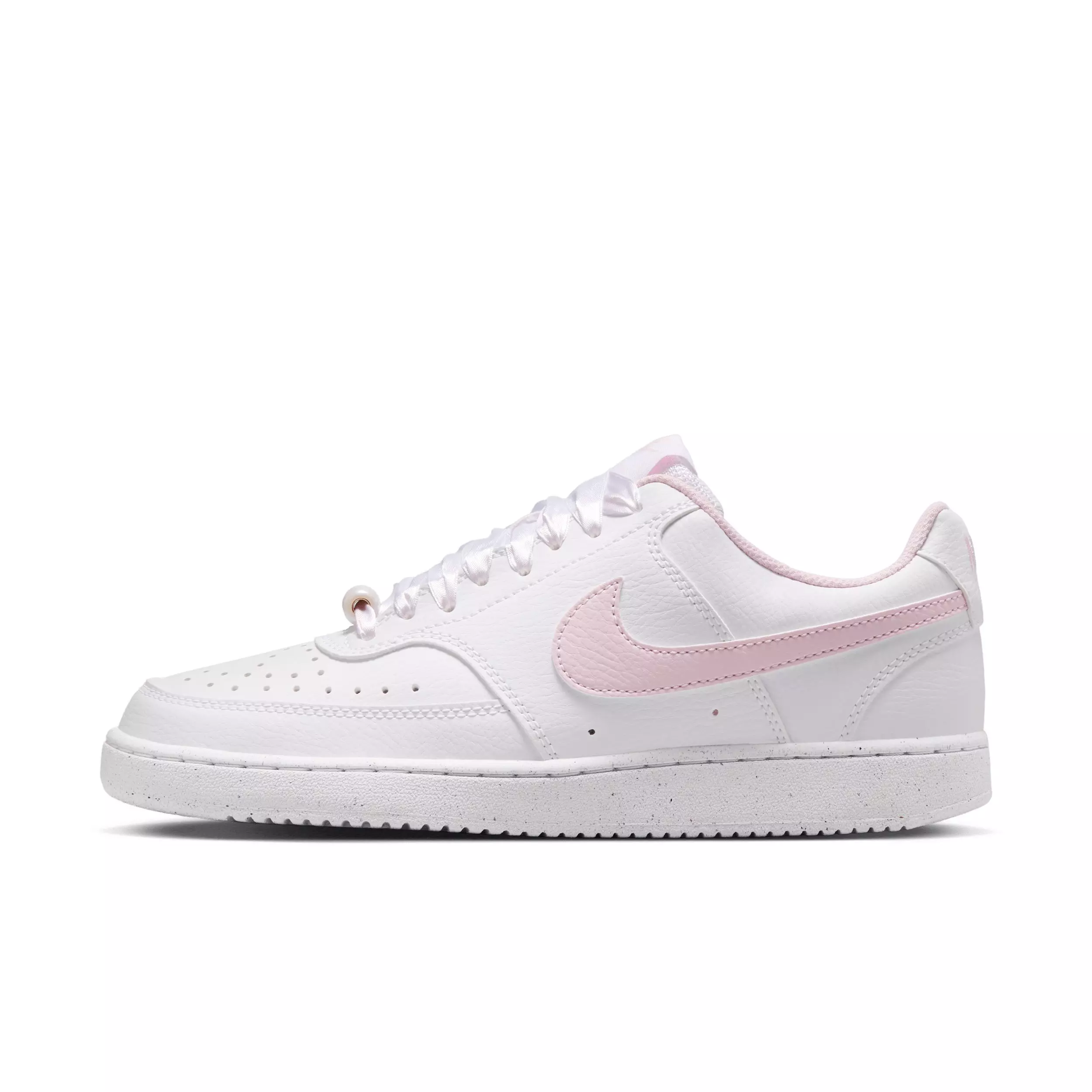 Nike Court Vision Low "White/Pink Foam" Women's Shoe - WHITE/PINK