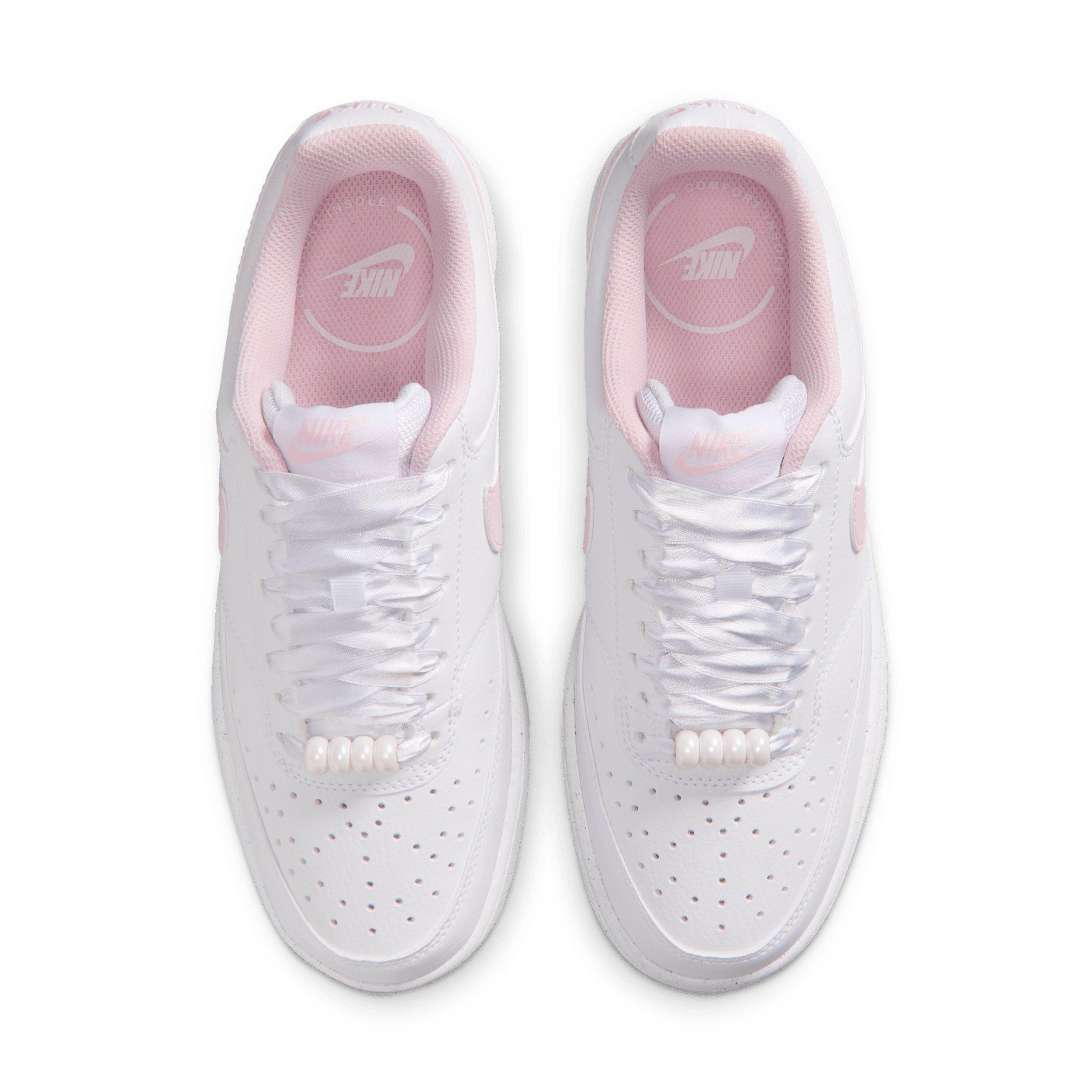 Nike Court Vision Low "White/Pink Foam" Women's Shoe - WHITE/PINK