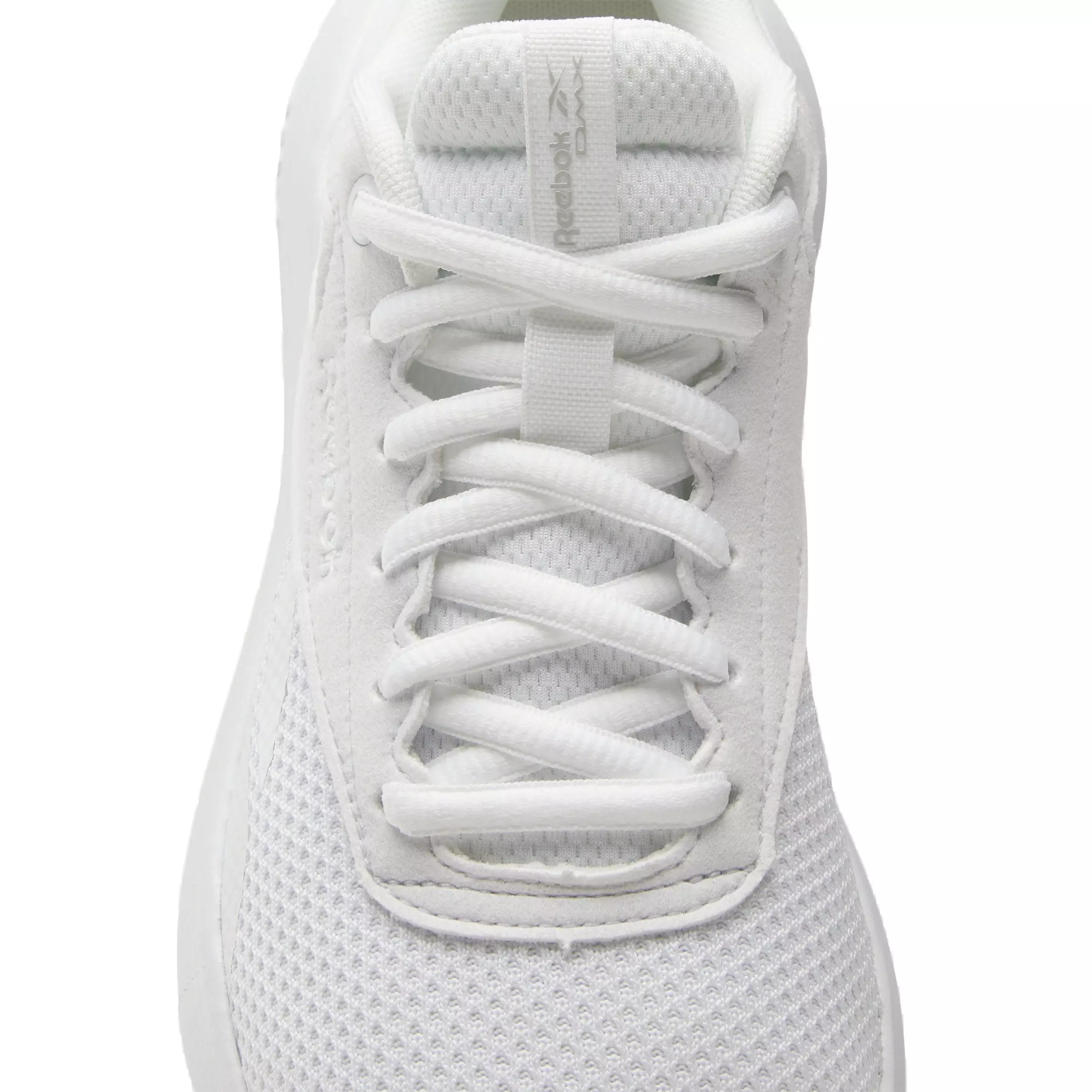 Reebok DMX Comfort + "Ftwr White/Ftwr White/Steely Fog" Women's Walking Shoe - WHITE/WHITE/STEELY