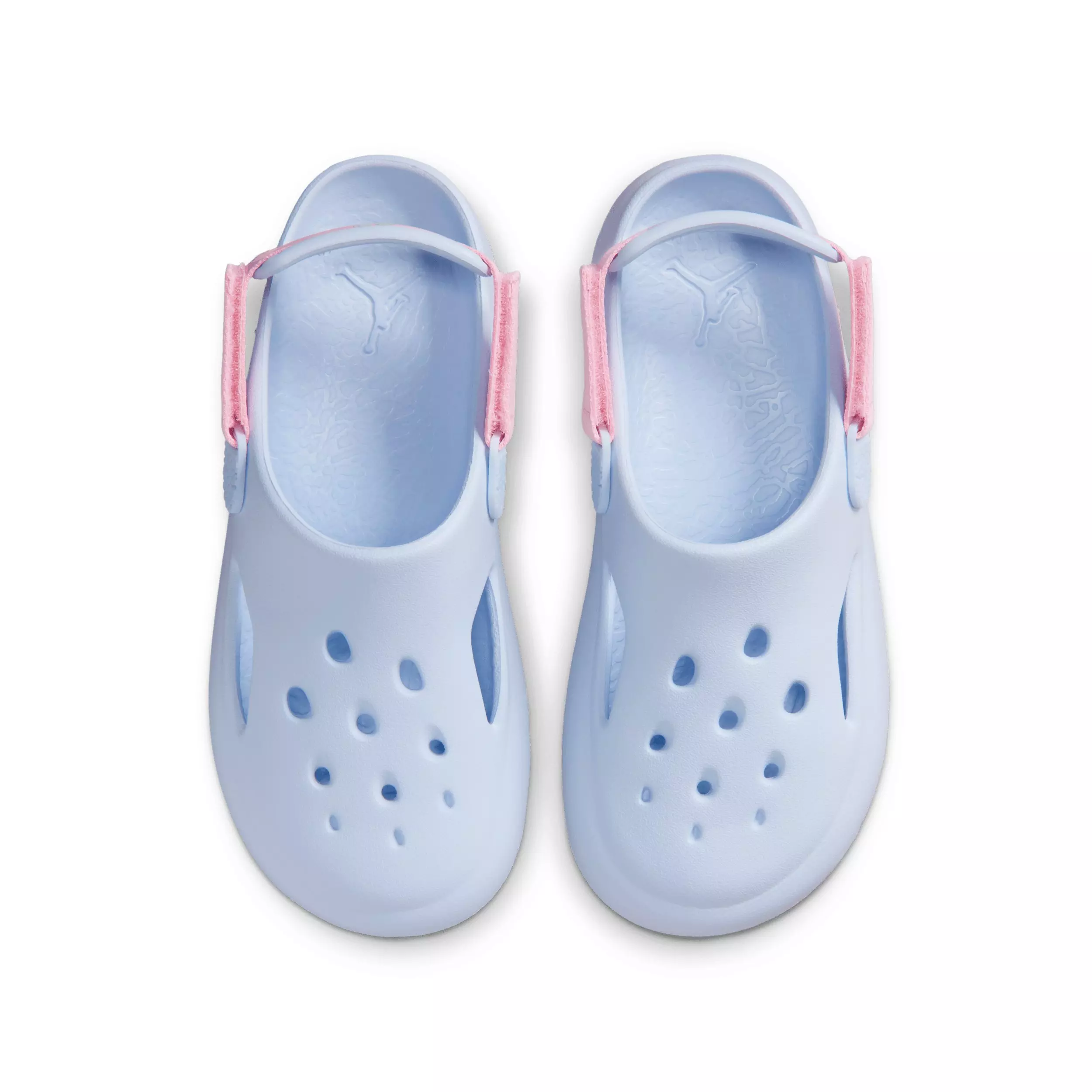 Jordan Hydrip "Half Blue/Medium Soft Pink/Vapor Green" Grade School Boys' Sandal - BLUE/MD PINK/GREEN