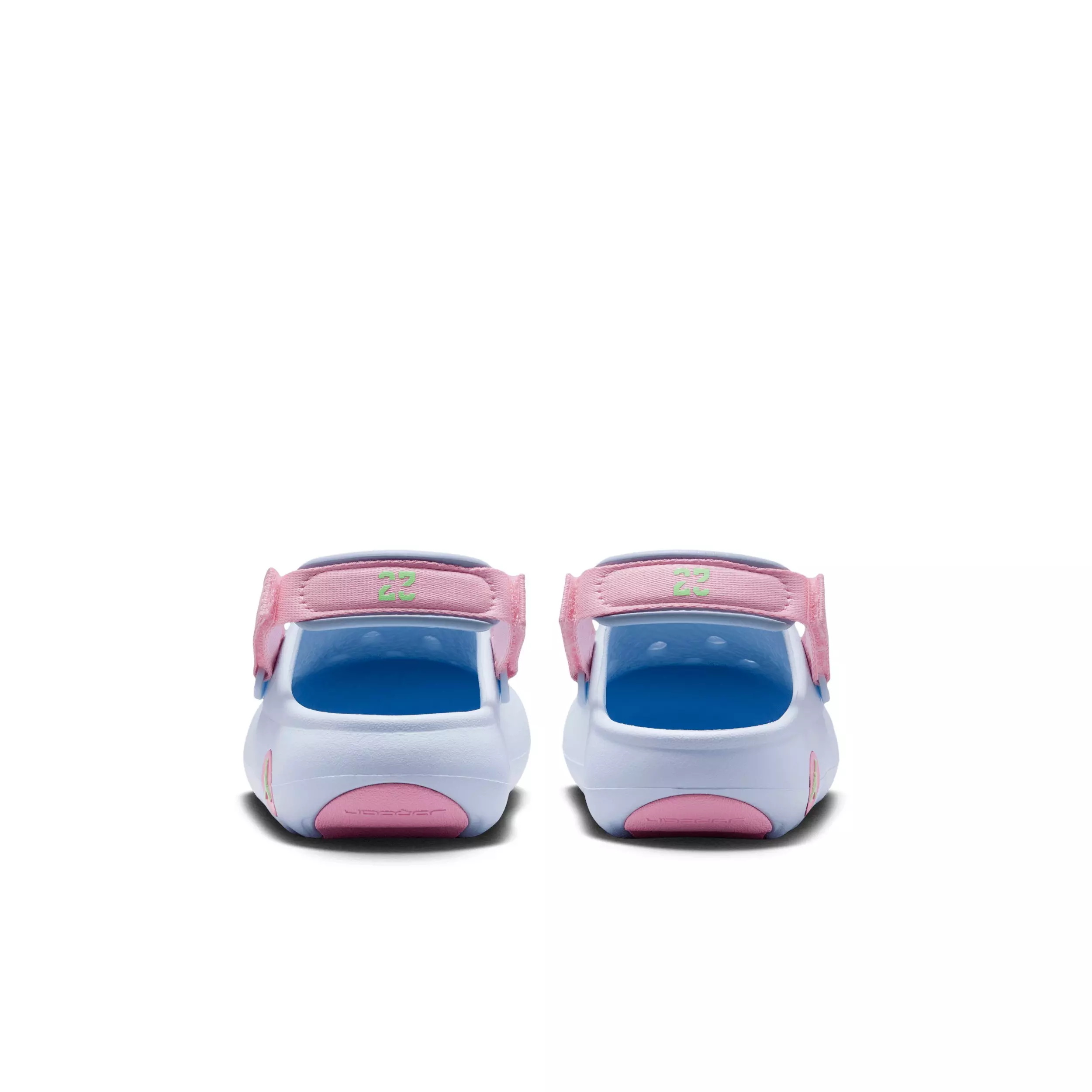 Jordan Hydrip "Half Blue/Medium Soft Pink/Vapor Green" Grade School Boys' Sandal - BLUE/MD PINK/GREEN