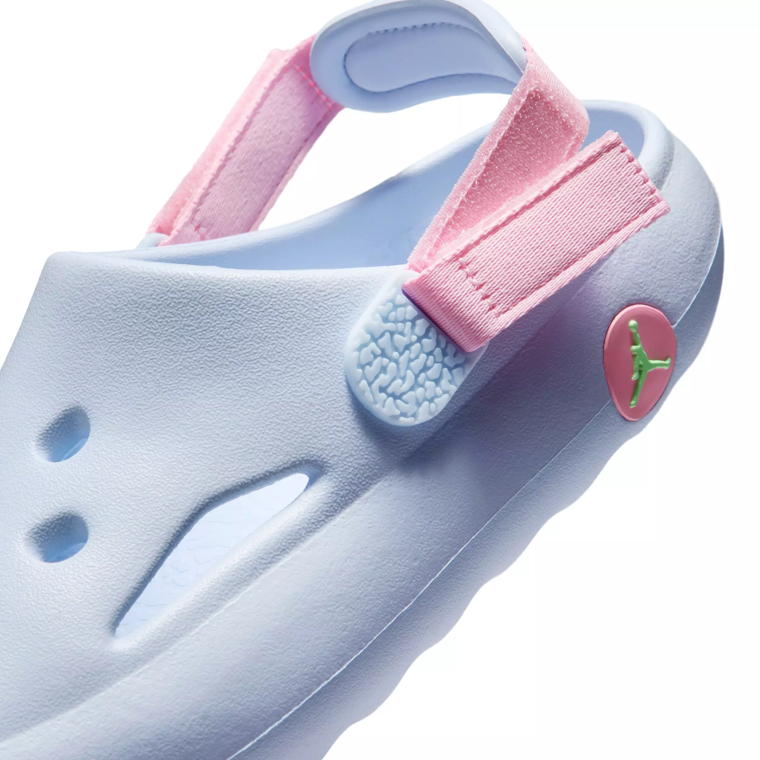 Jordan Hydrip "Half Blue/Medium Soft Pink/Vapor Green" Grade School Boys' Sandal - BLUE/MD PINK/GREEN