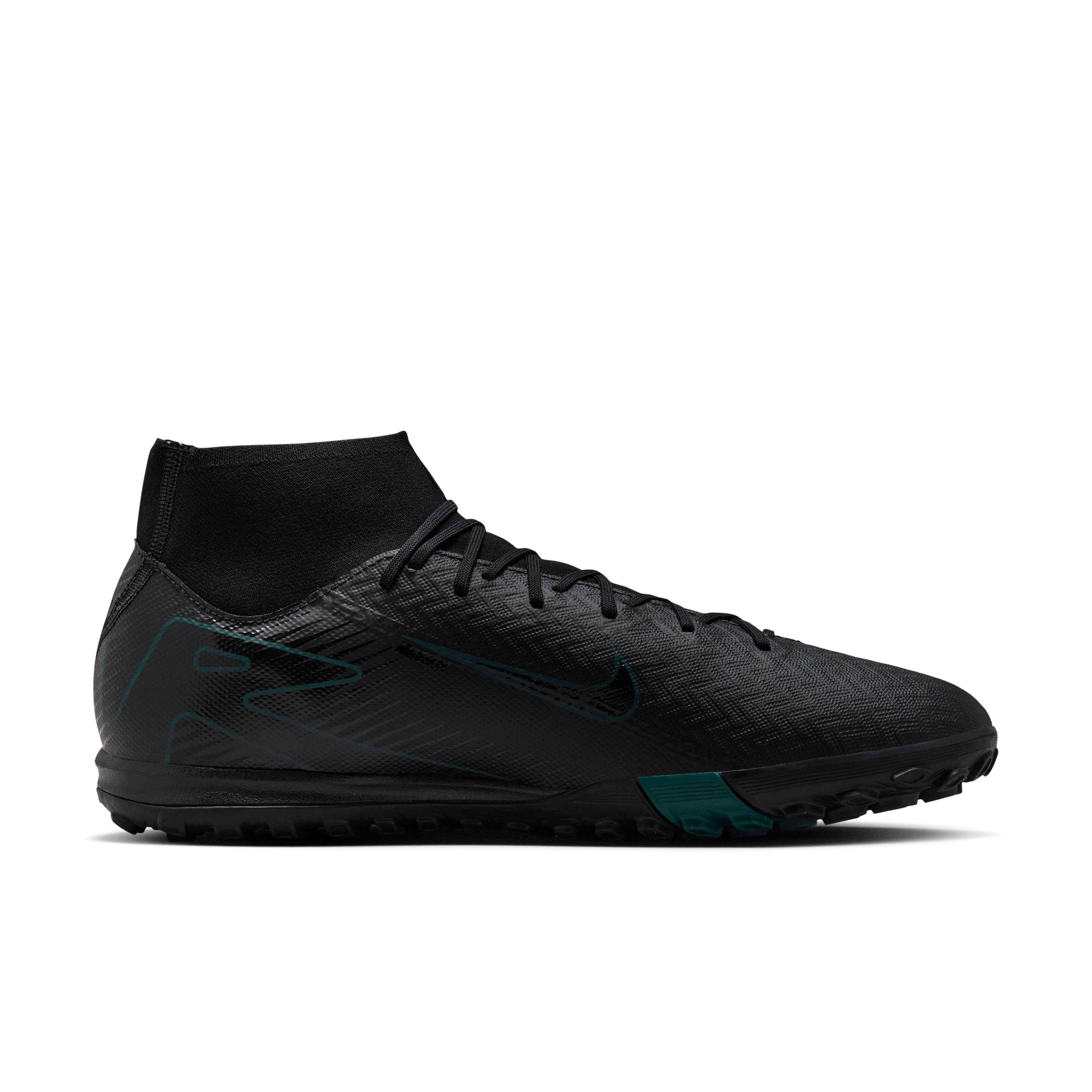 Nike Mercurial Superfly 10 Academy Turf "Black/Deep Jungle/Black" Men's Soccer Shoe - BLACK/JUNGLE/BLACK Thumbnail View 1