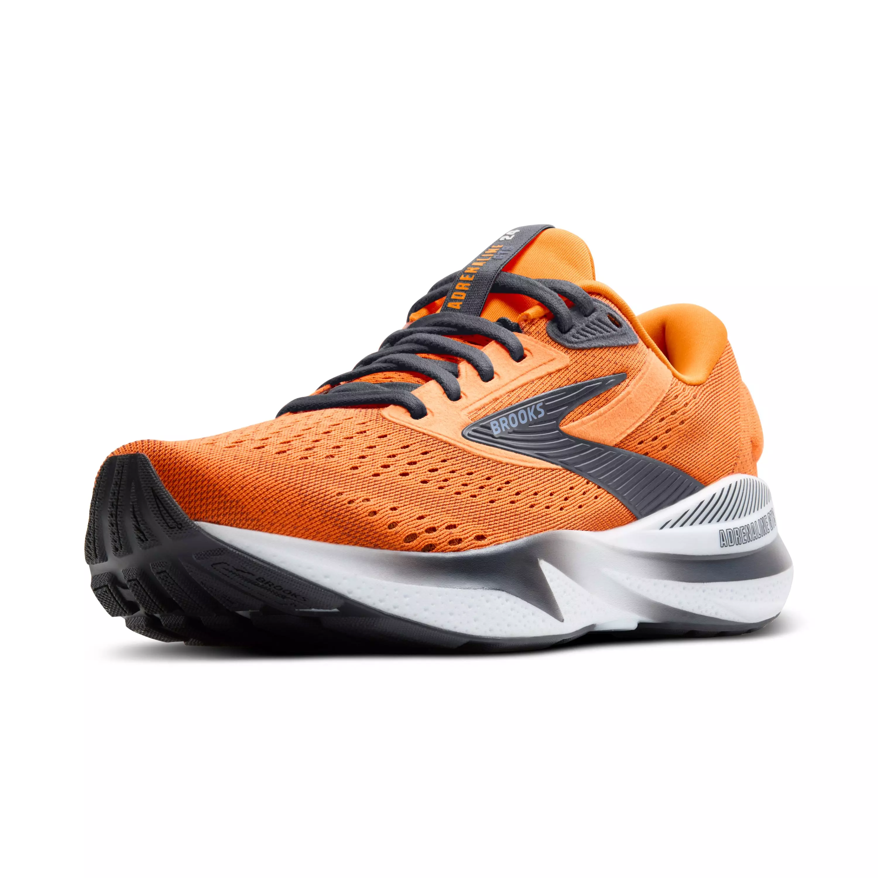 Brooks Adrenaline GTS 24 "Orange/Ebony/Country Blue" Men's Running Shoe - ORANGE/EBONY/BLUE