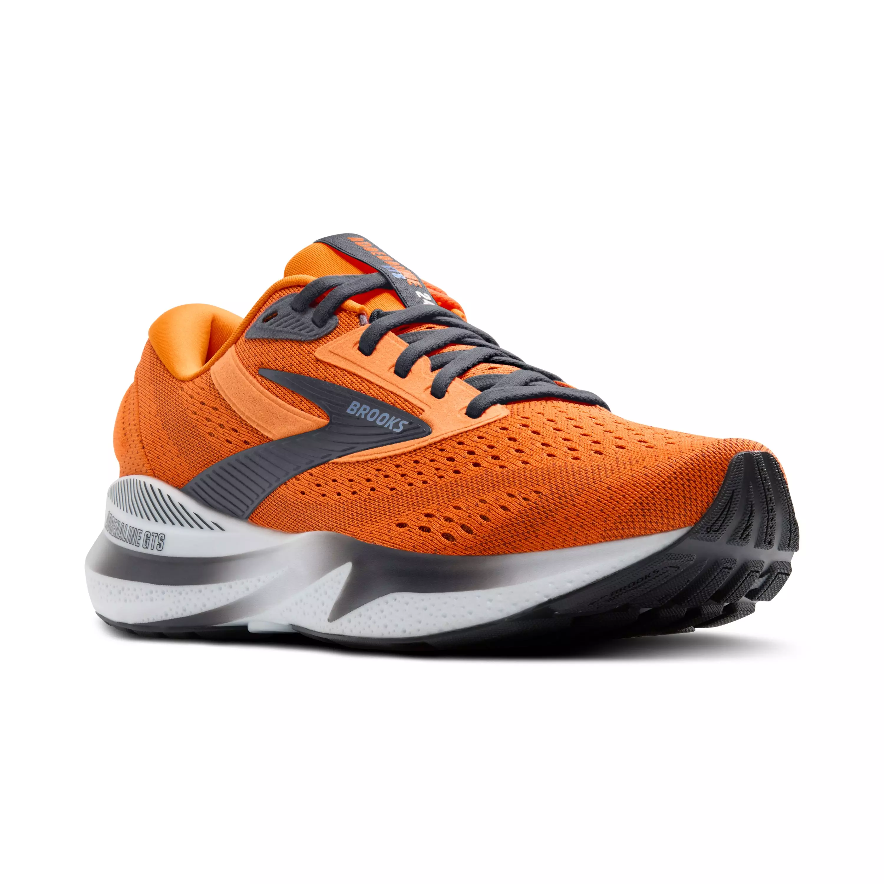 Brooks Adrenaline GTS 24 "Orange/Ebony/Country Blue" Men's Running Shoe - ORANGE/EBONY/BLUE