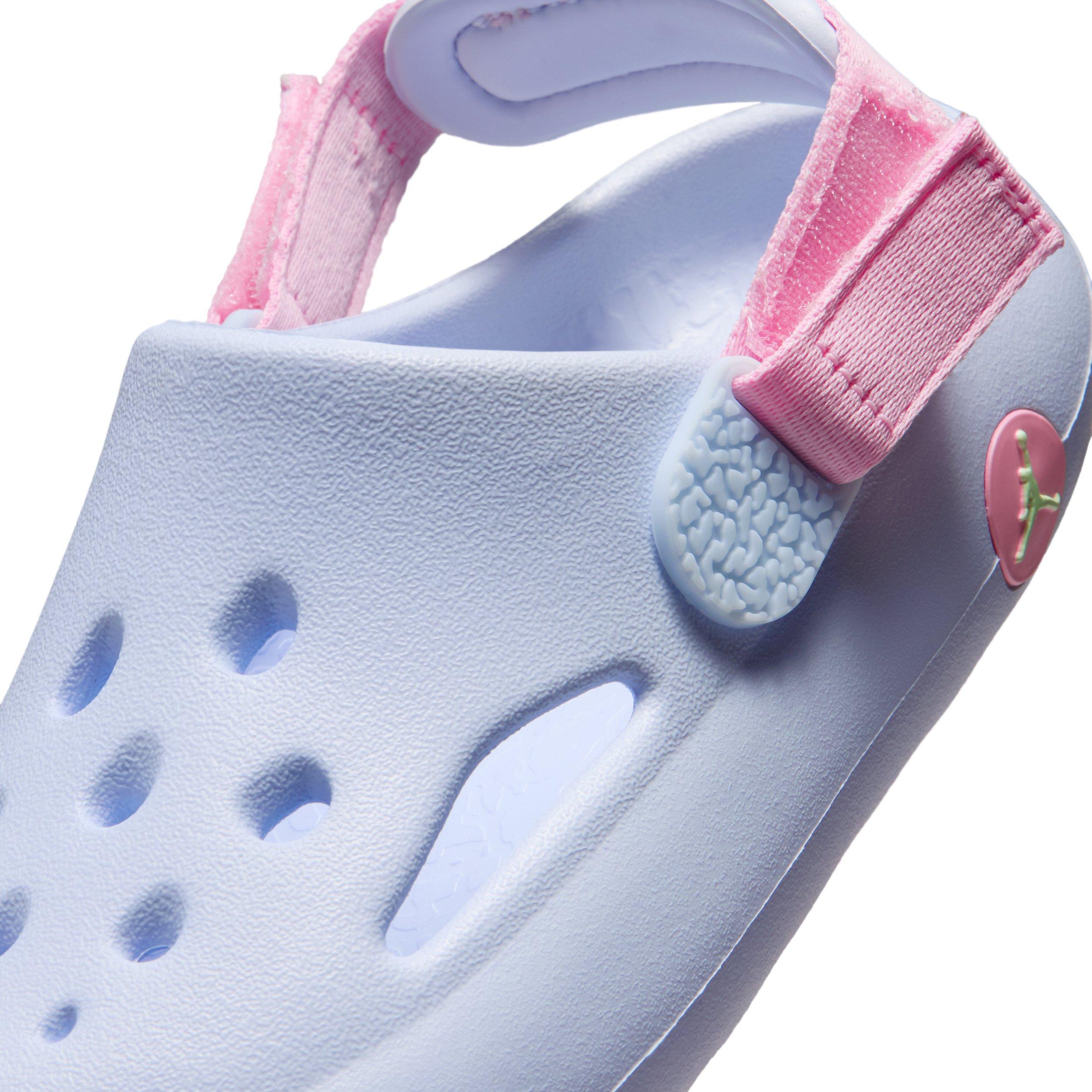 Jordan Hydrip "Half Blue/Medium Soft Pink/Vapor Green" Preschool Girls' Sandal - BLUE/MD PINK/GREEN Thumbnail View 5