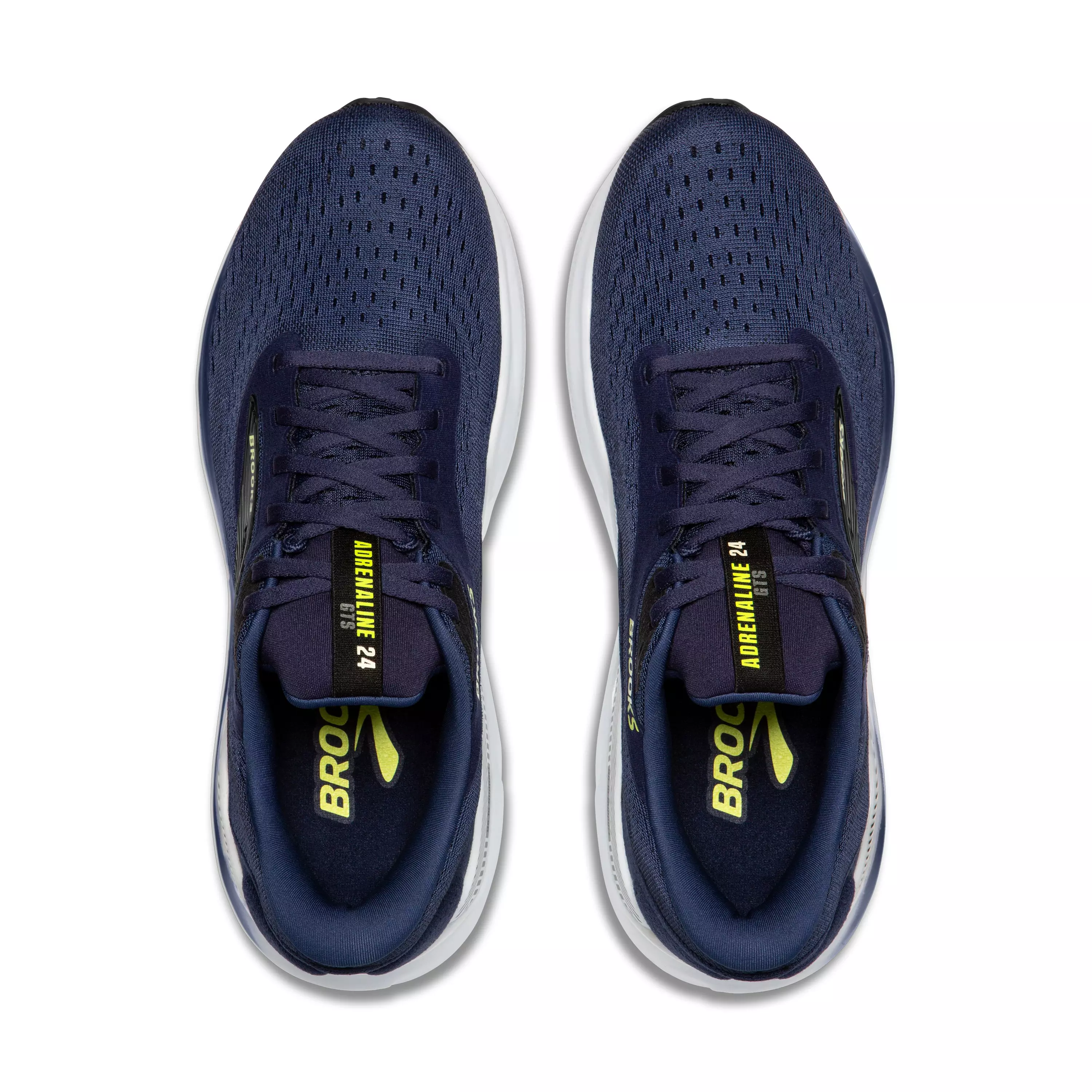 Brooks Adrenaline GTS 24 "Peacoat/Black/Sharp Green" Men's Running Shoe - PEACOAT/BLACK/GREEN