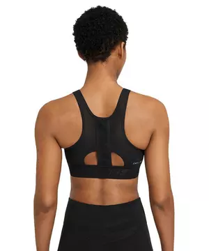 Nike Women's Swoosh UltraBreathe Med-Support Padded Sports Bra-Black -  Hibbett