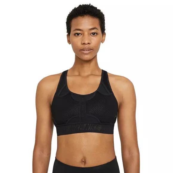 Nike Women's Swoosh UltraBreathe Med-Support Padded Sports Bra-Black -  Hibbett