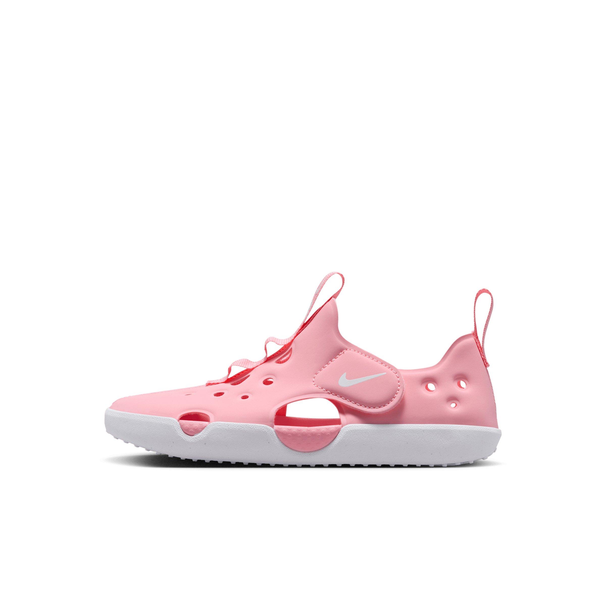 Nike Sunray Protect 4 "Medium Soft Pink/White" Preschool Girls' Sandal - MD PINK/WHITE Thumbnail View 2