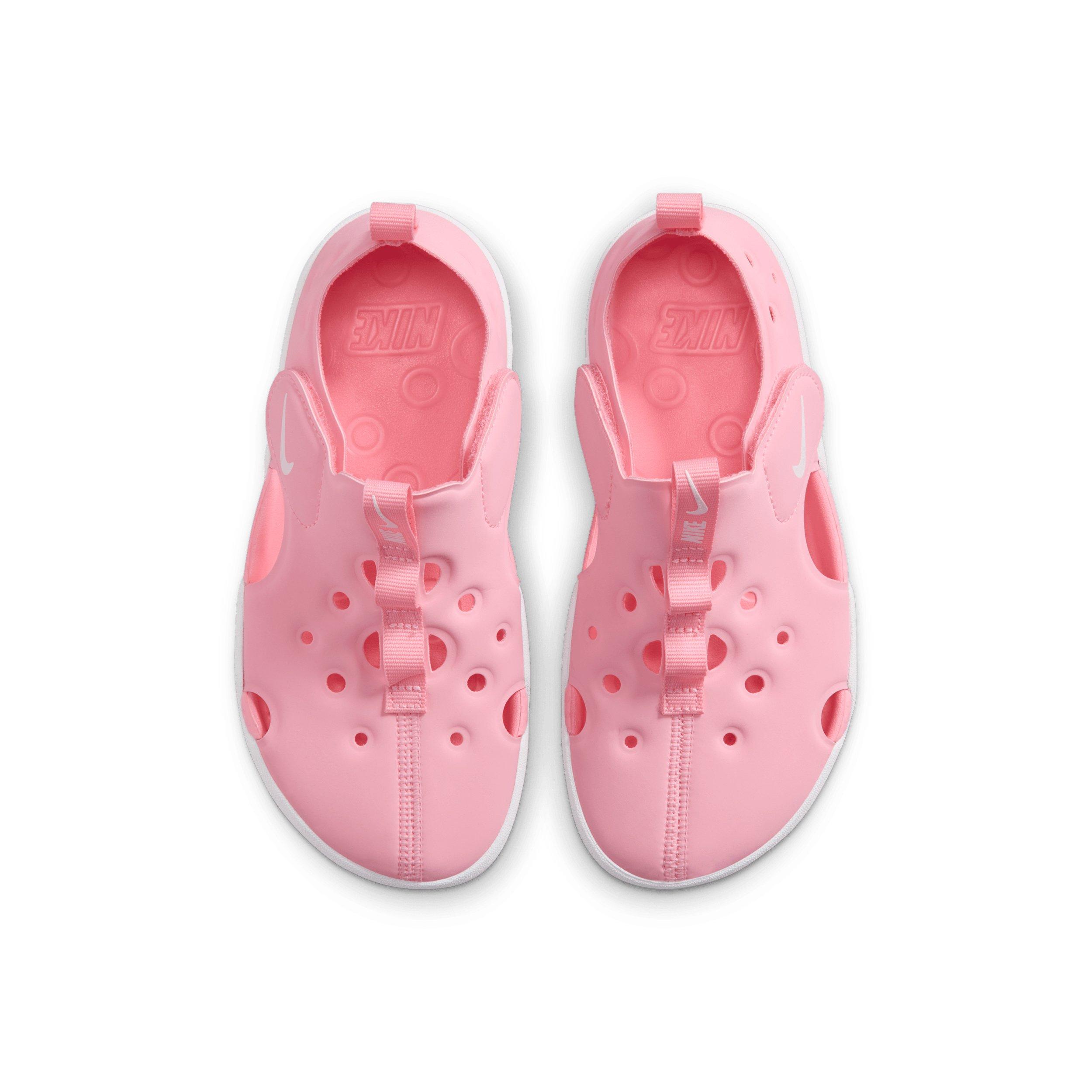 Nike Sunray Protect 4 "Medium Soft Pink/White" Preschool Girls' Sandal - MD PINK/WHITE Thumbnail View 4