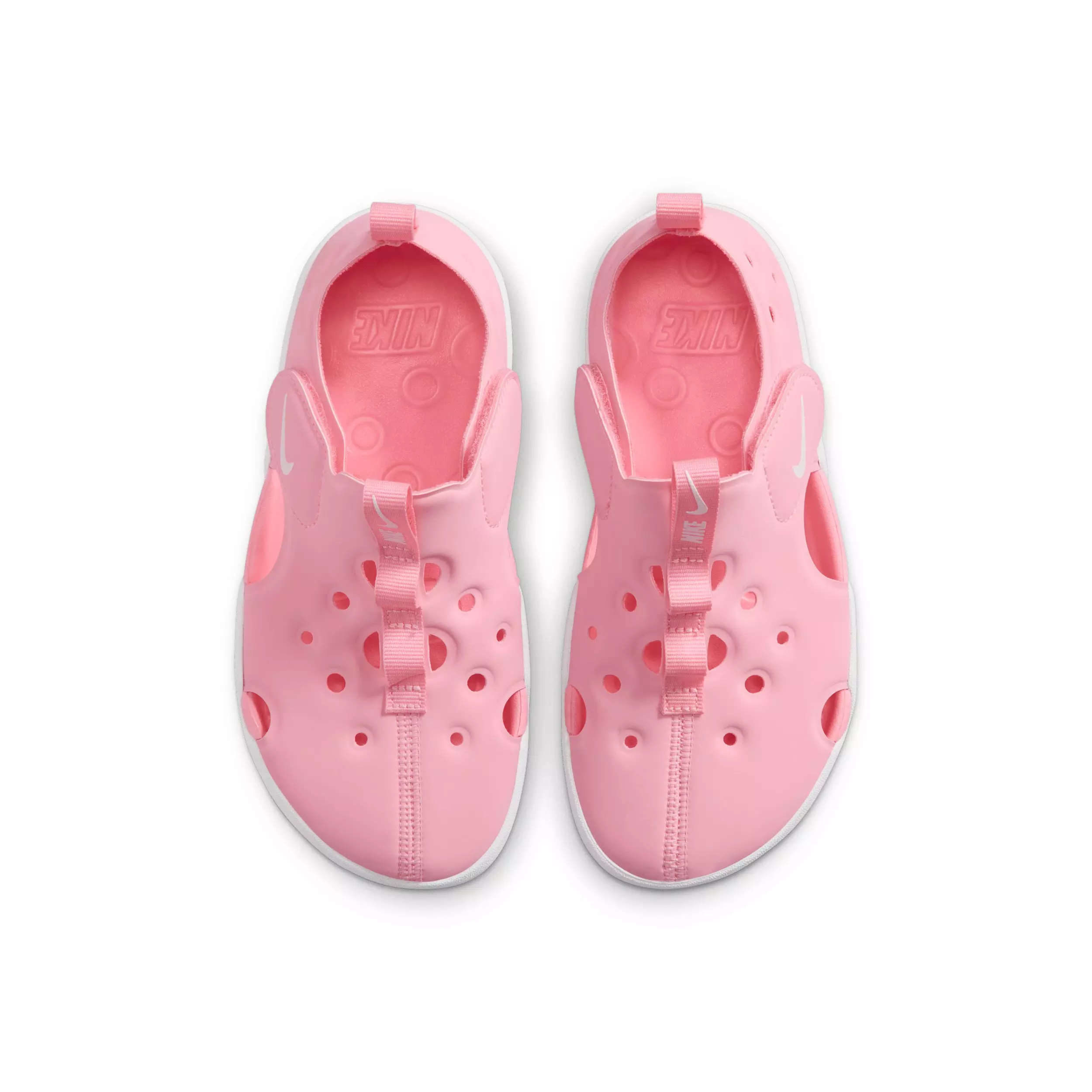 Nike Sunray Protect 4 "Medium Soft Pink/White" Preschool Girls' Sandal - MD PINK/WHITE