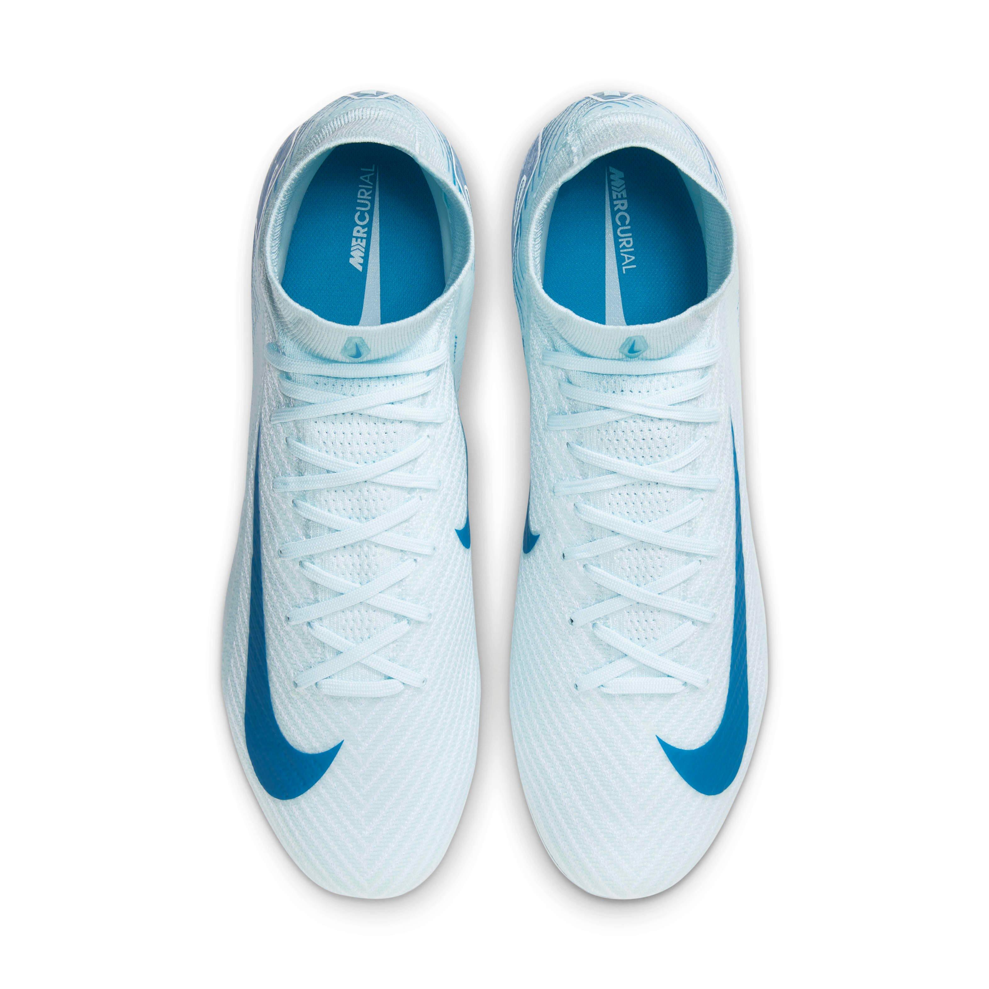 Nike Mercurial Superfly 10 Elite AG-Pro "Glacier Blue/Blue Orbit" Men's Soccer Cleat - BLUE/BLUE Thumbnail View 4