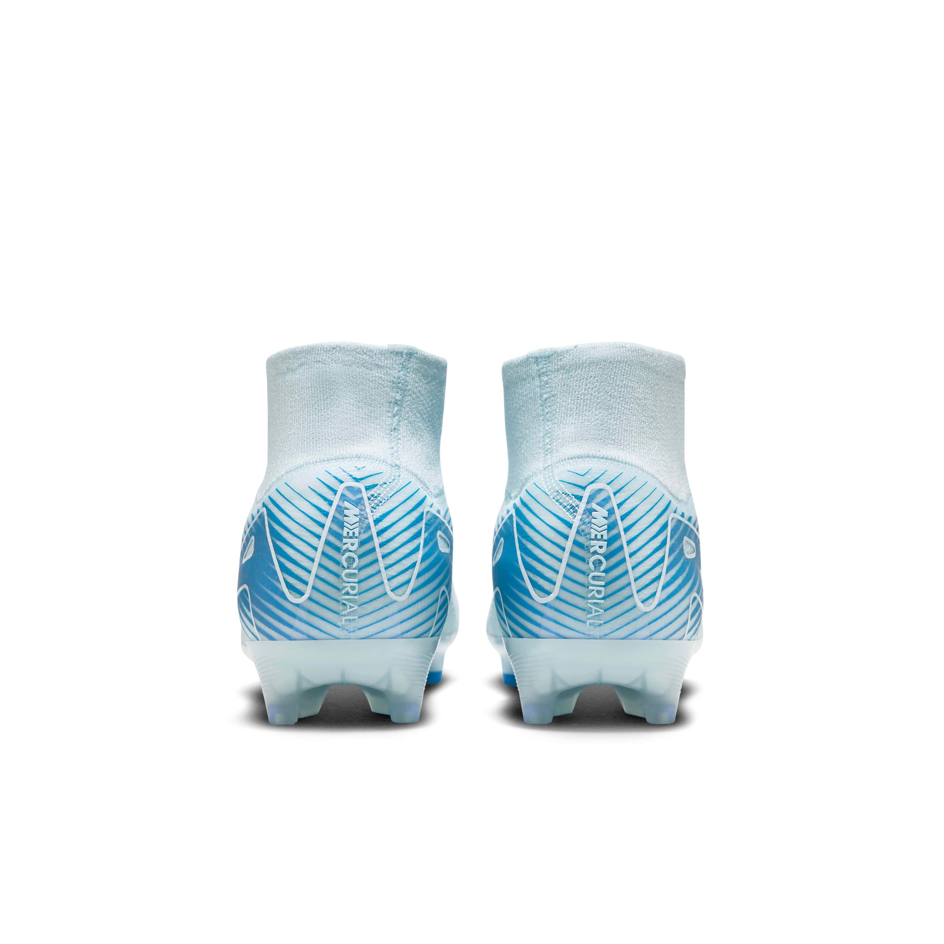 Nike Mercurial Superfly 10 Elite AG-Pro "Glacier Blue/Blue Orbit" Men's Soccer Cleat - BLUE/BLUE Thumbnail View 5