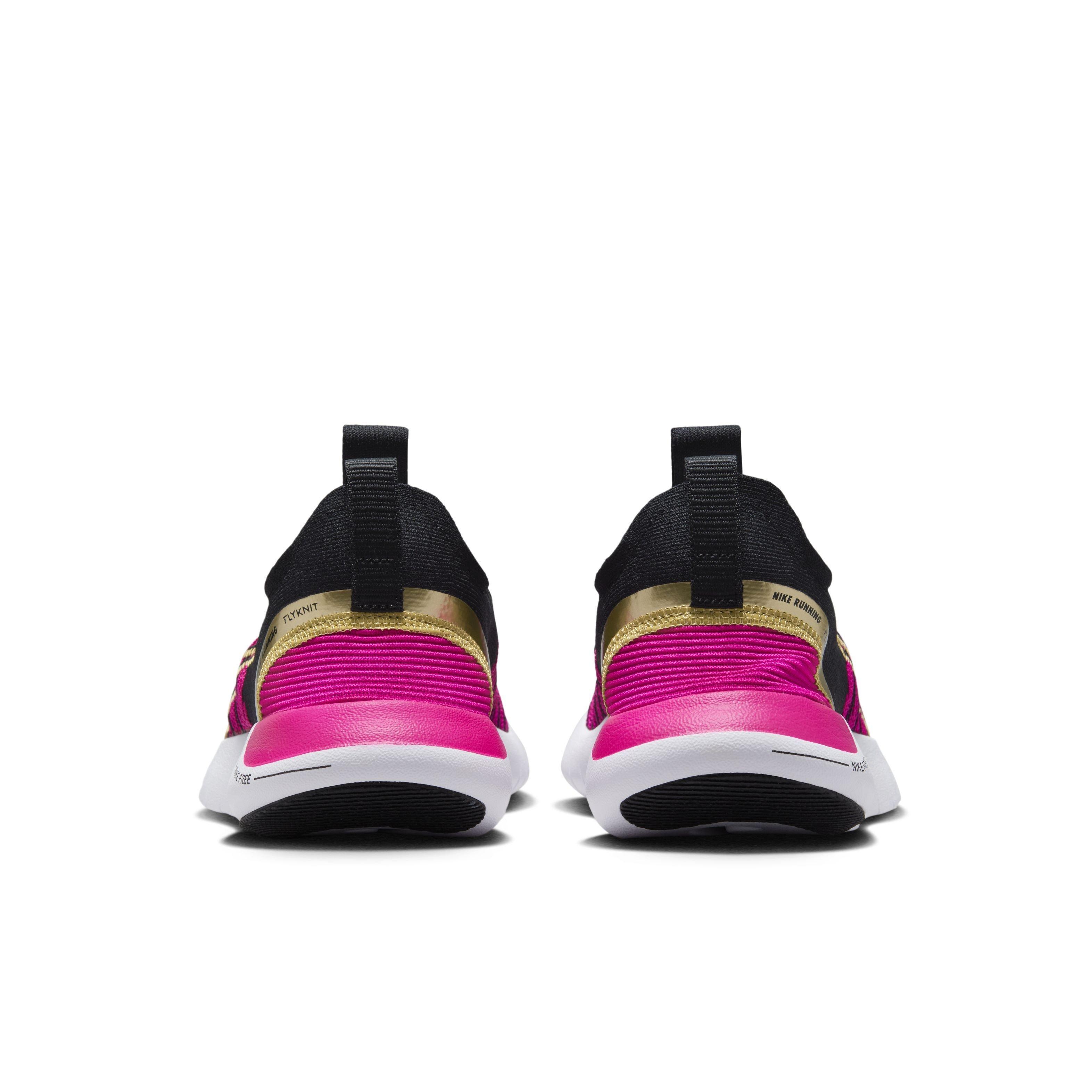 Nike free hotsell pink and black