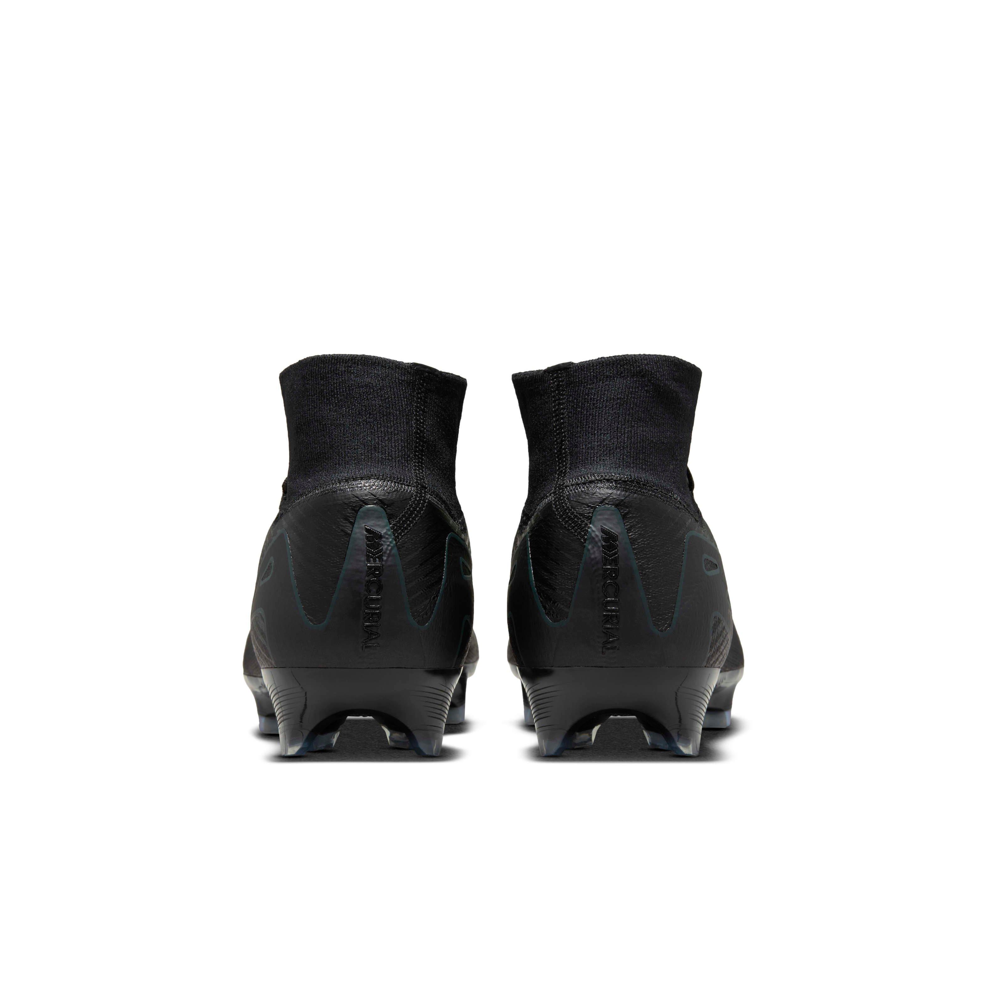Nike Mercurial Superfly 10 Elite FG "Black/Deep Jungle/Black" Men's Soccer Cleat - BLACK/JUNGLE/BLACK Thumbnail View 5