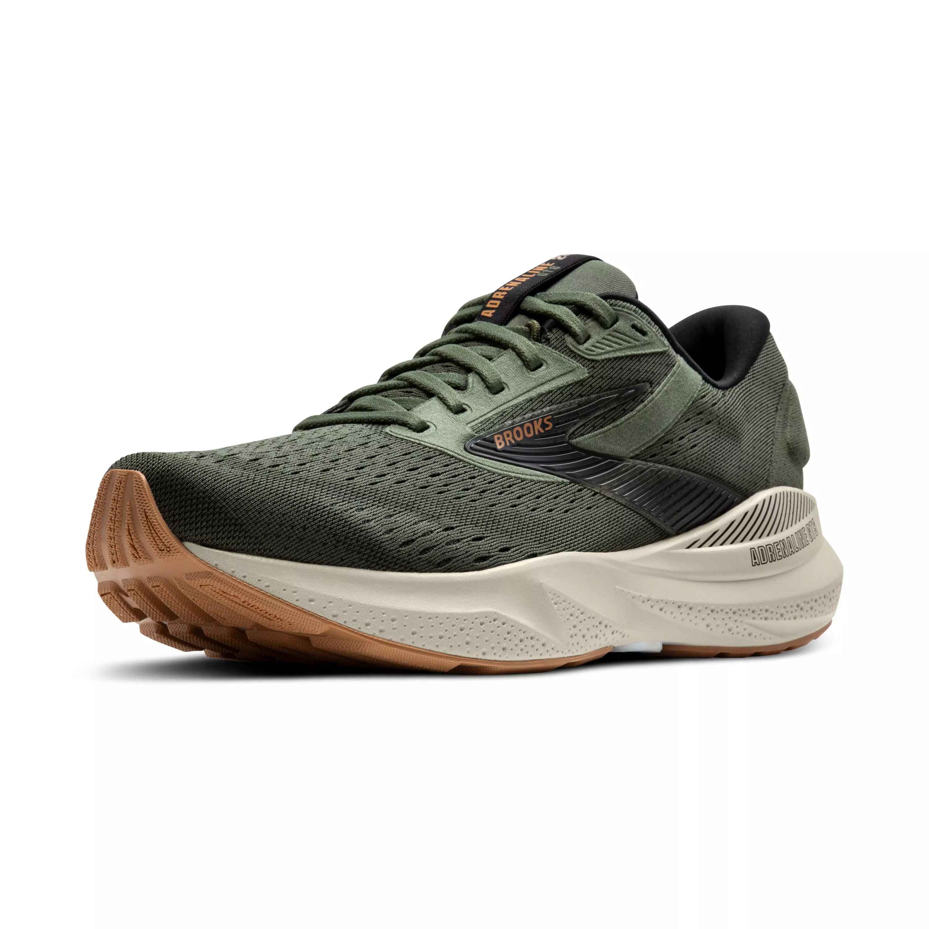 Brooks Adrenaline GTS 24 "Thyme/Black/Pelican" Men's Running Shoe - THYME/BLACK/PELICAN