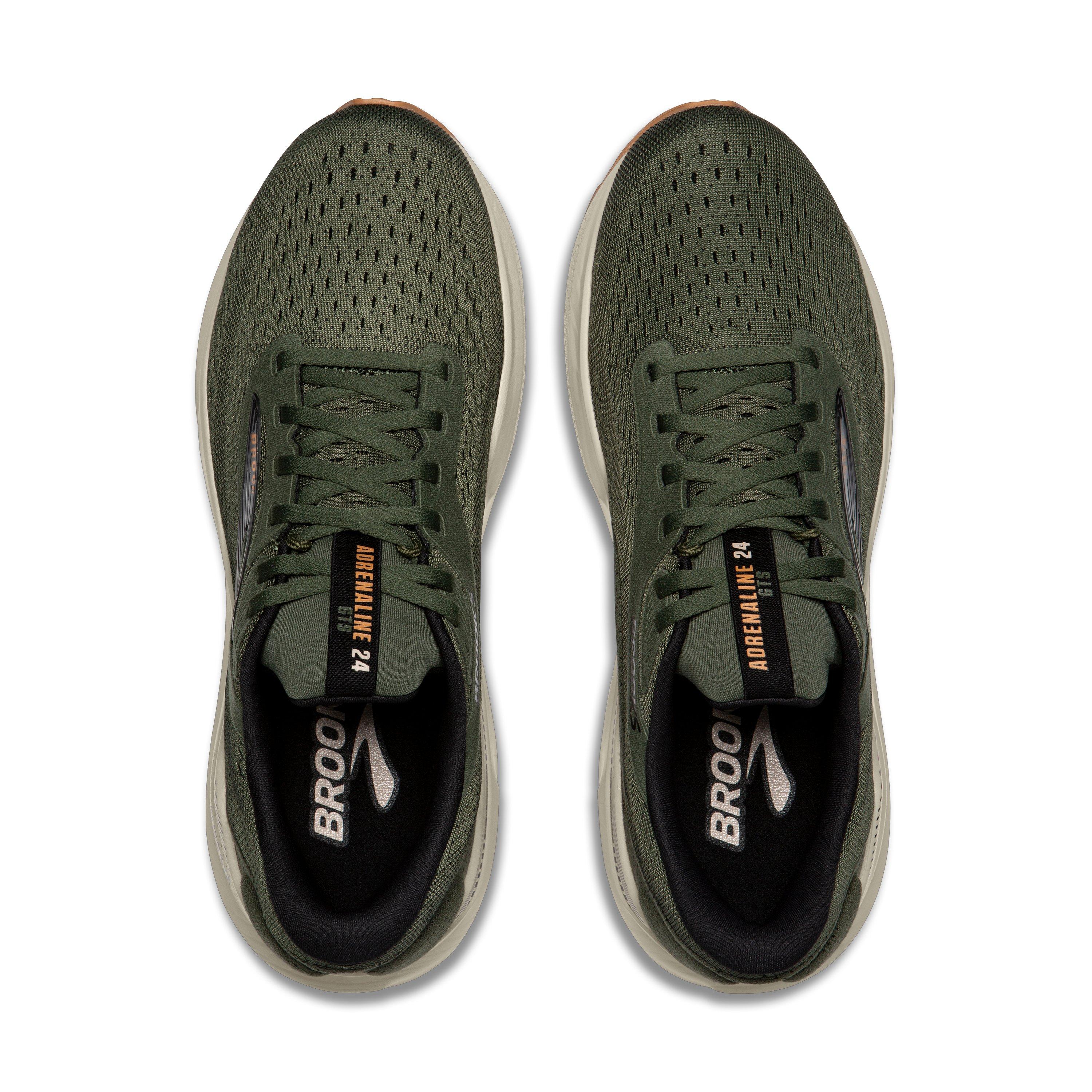 Brooks Adrenaline GTS 24 "Thyme/Black/Pelican" Men's Running Shoe - THYME/BLACK/PELICAN Thumbnail View 5
