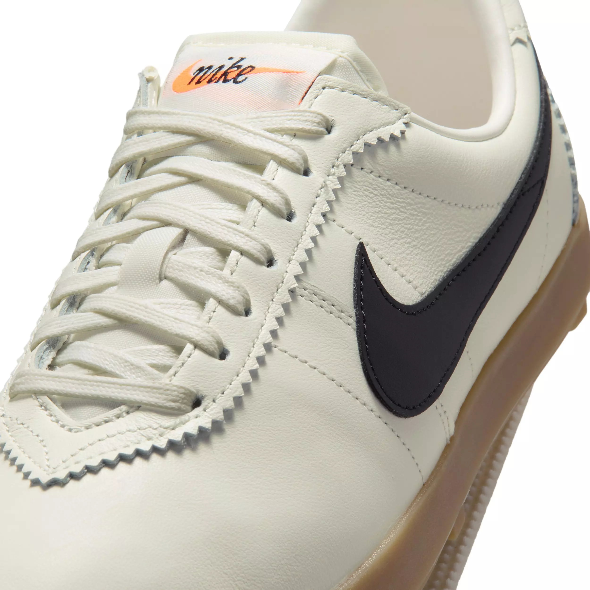 Nike Astrograbber Leather "Sail/Gum Yellow/Black" Women's Shoe - SAIL/GUM/BLACK