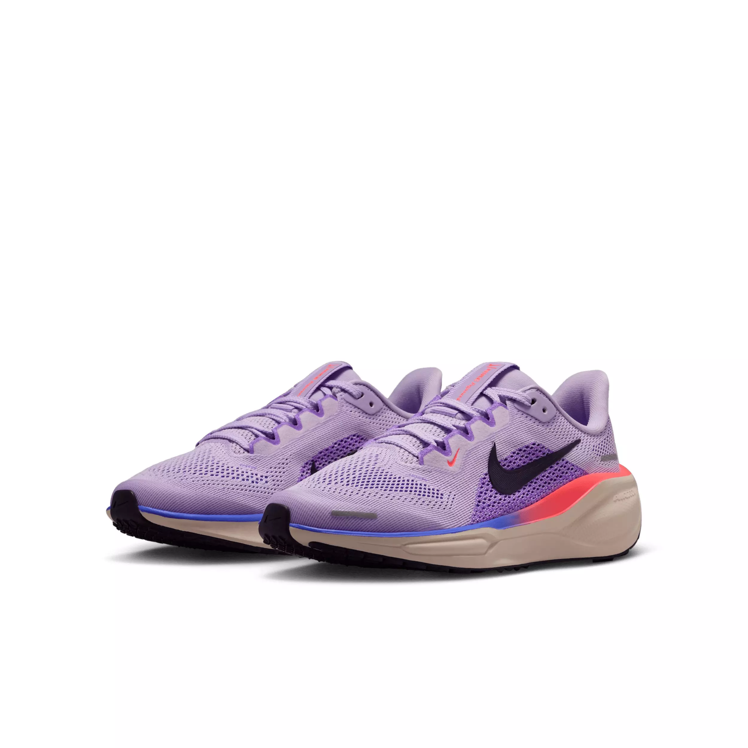 Nike Pegasus 41 "Violet Mist/Bright Violet/Sapphire/Purple Dynasty" Grade School Girls' Running Shoe - VIOLET/VIOLET/SAPPHIRE/PURPLE