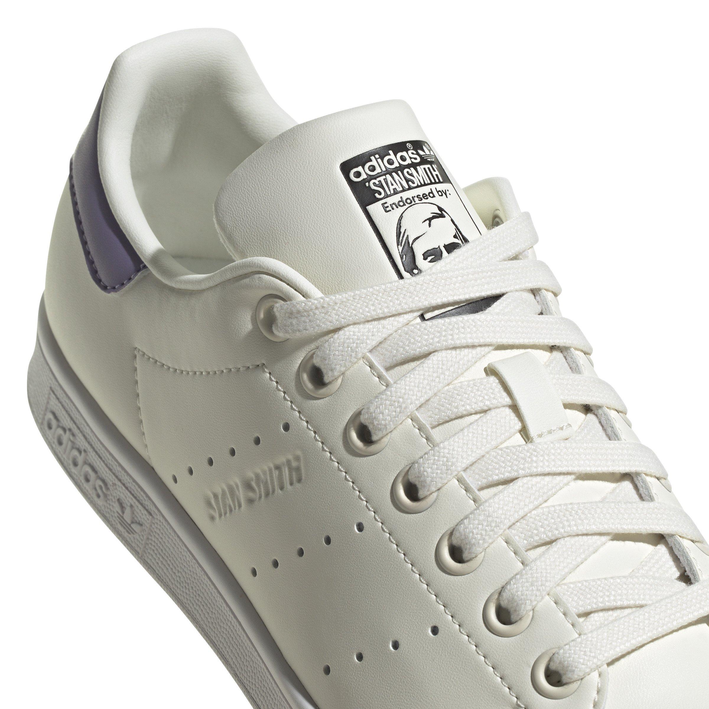 adidas Originals Stan Smith Off White Mag Lilac Core Black Women s Shoe