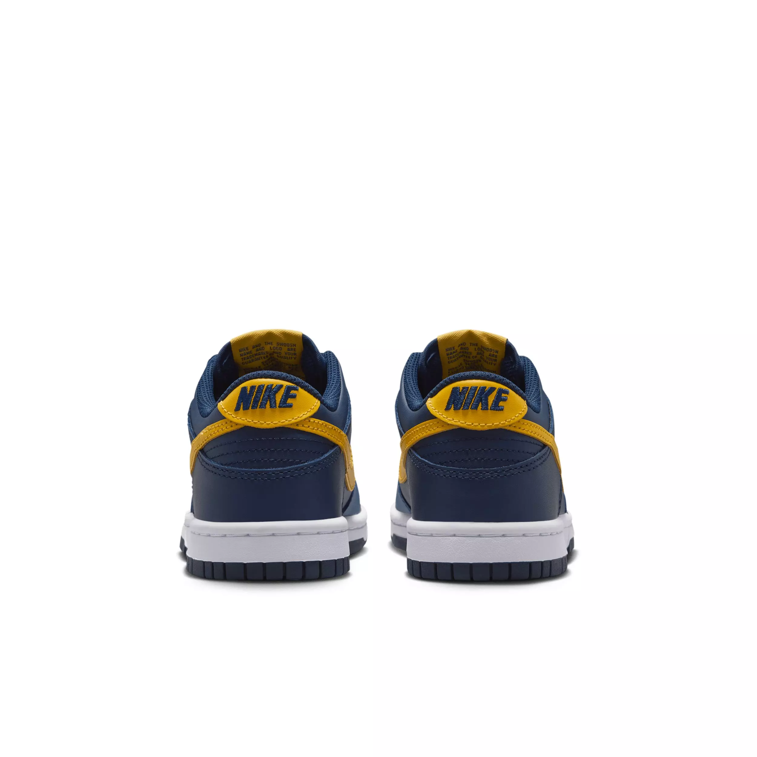 Nike Dunk Low "Midnight Navy/Obsidian/Mystic Navy/Varsity Maize" Grade School Boys' Shoe - NAVY/OBSIDIAN/NAVY/MAIZE