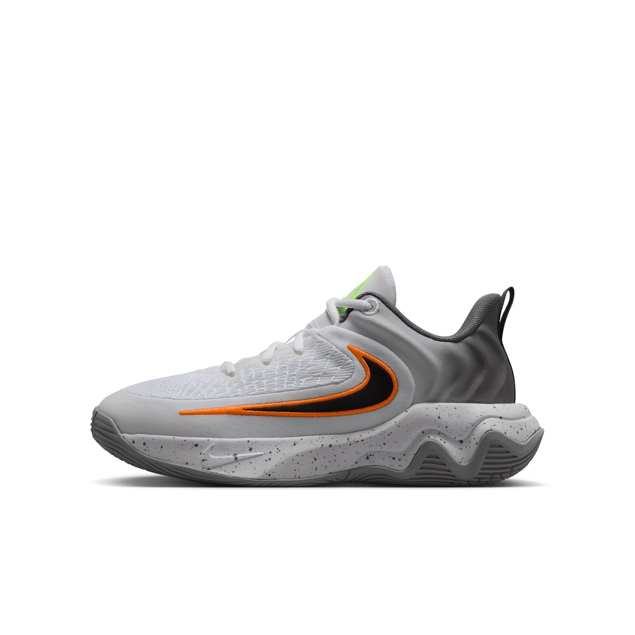 Nike Giannis Immortality 4 "White/Volt/Wolf Grey/Black" Grade School Boys' Basketball Shoe - WHITE/VOLT/GREY/BLACK Thumbnail View 2