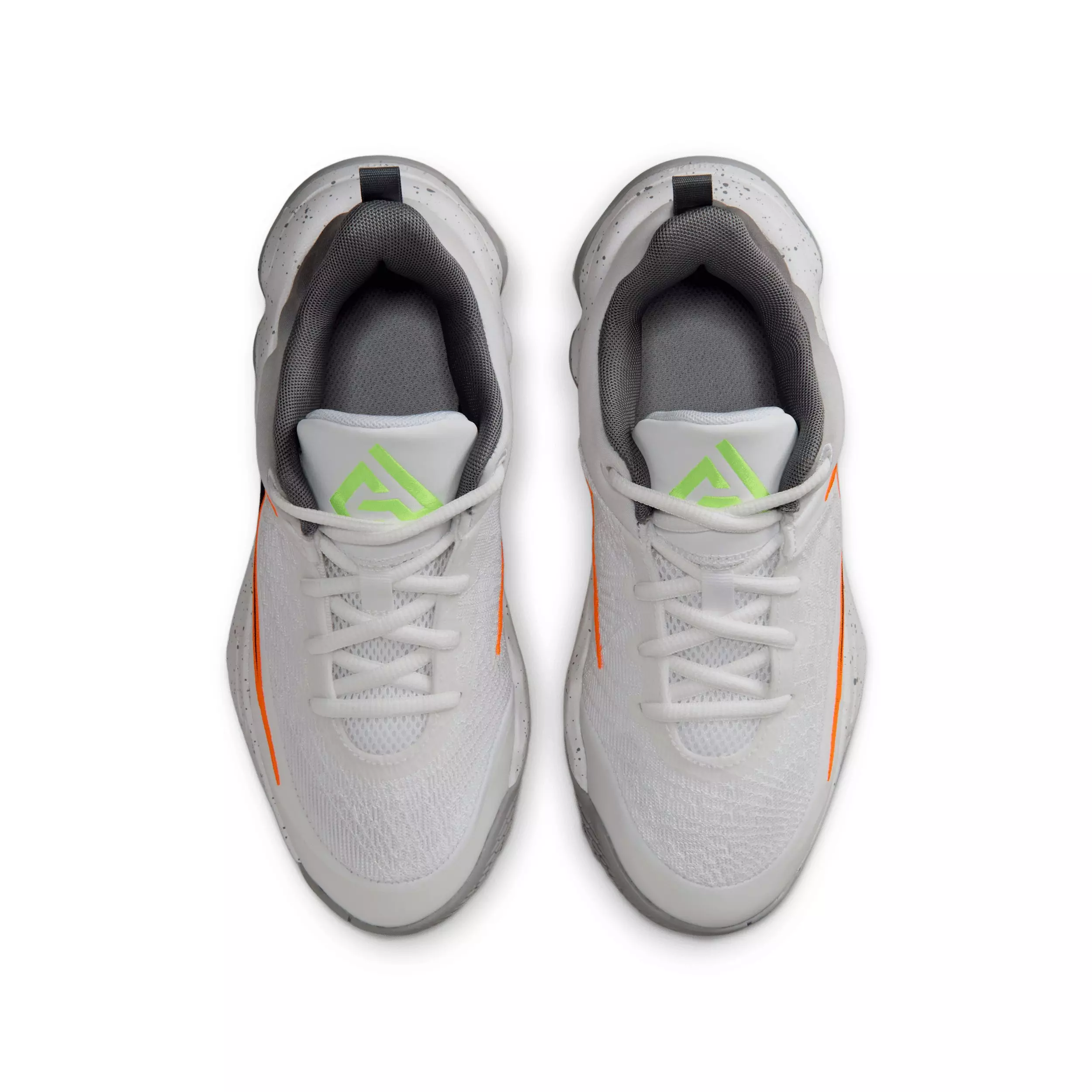 Nike Giannis Immortality 4 "White/Volt/Wolf Grey/Black" Grade School Boys' Basketball Shoe - WHITE/VOLT/GREY/BLACK