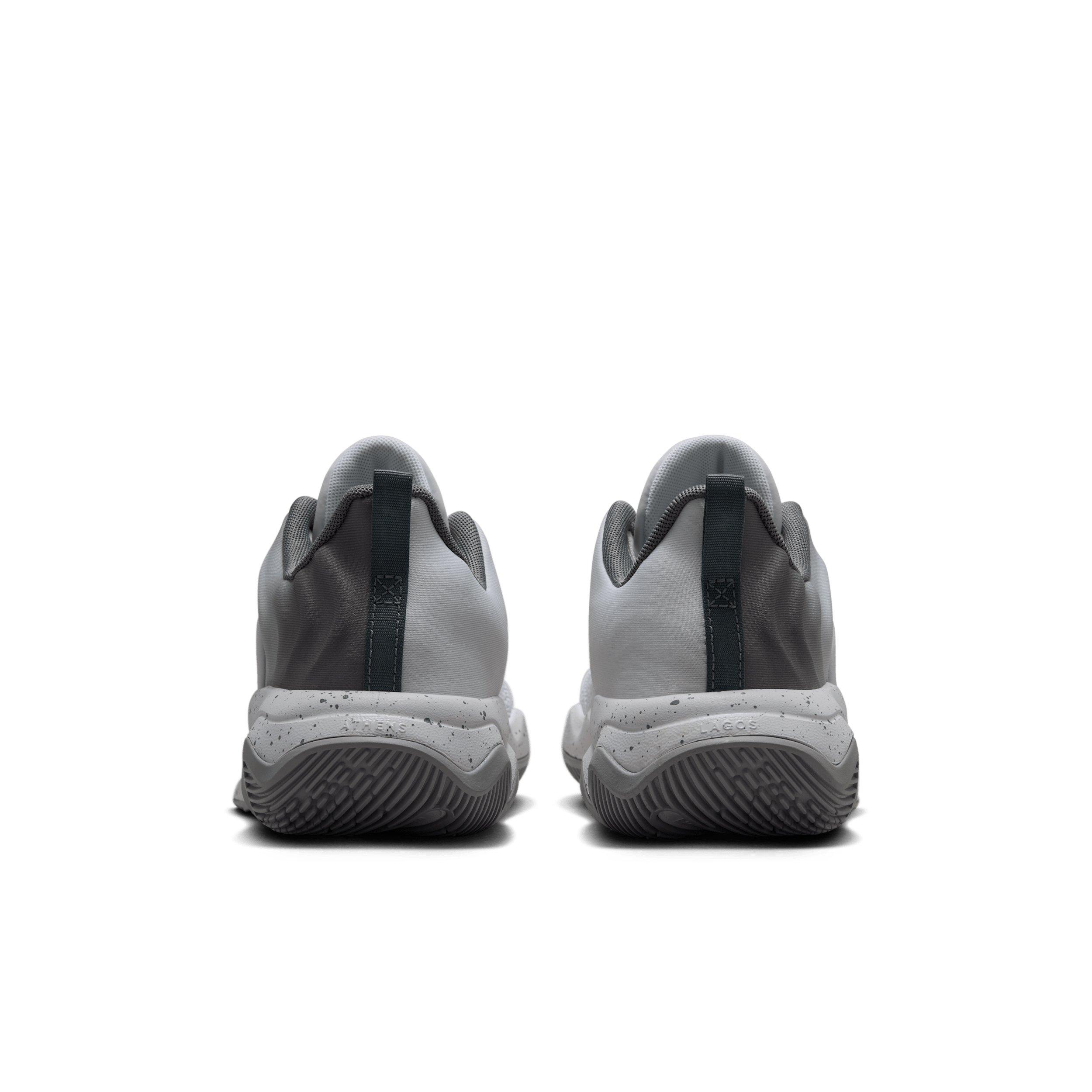 Nike Giannis Immortality 4 "White/Volt/Wolf Grey/Black" Grade School Boys' Basketball Shoe - WHITE/VOLT/GREY/BLACK Thumbnail View 5