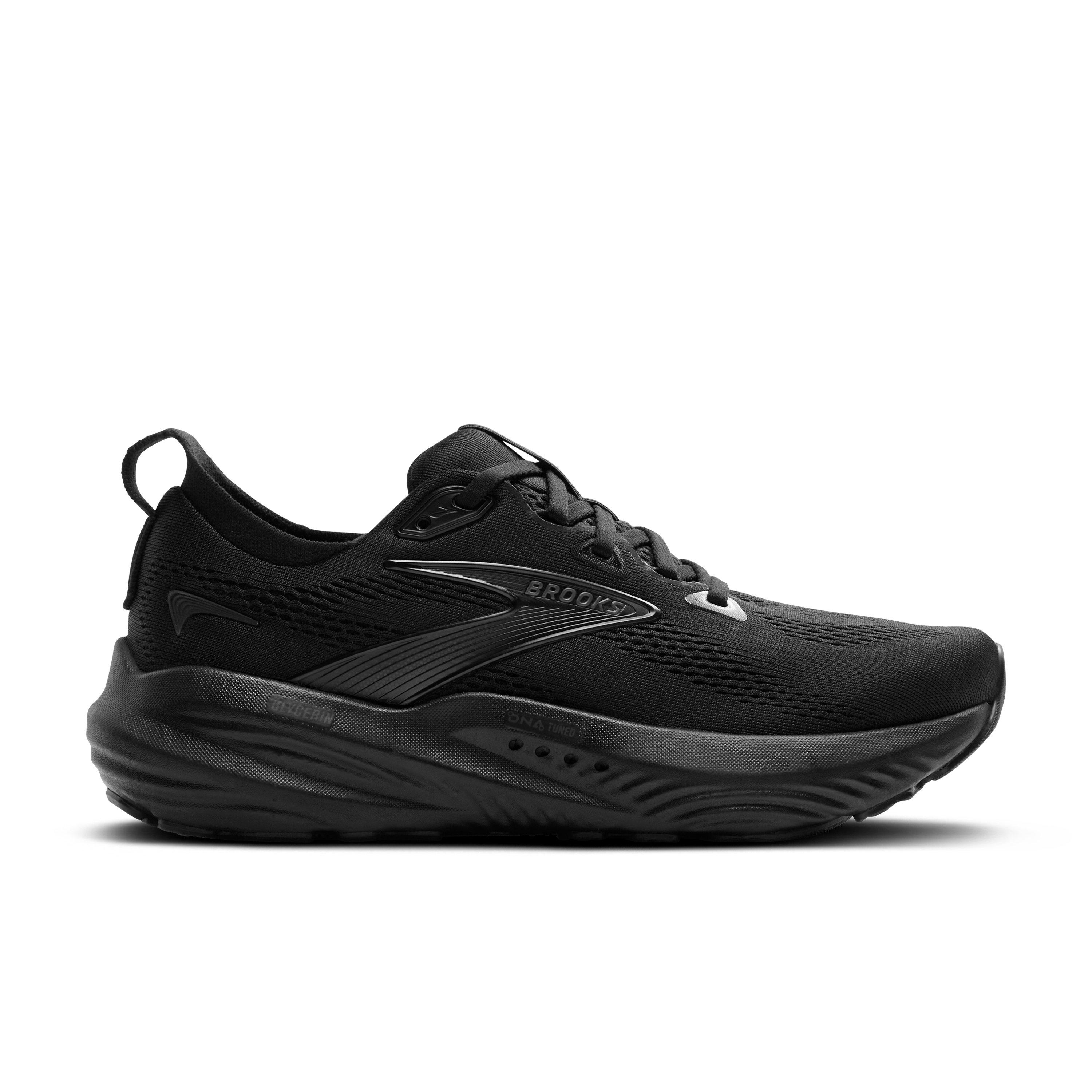 Brooks Glycerin 22 Wide Running Shoe, Black | Hibbett display picture 1