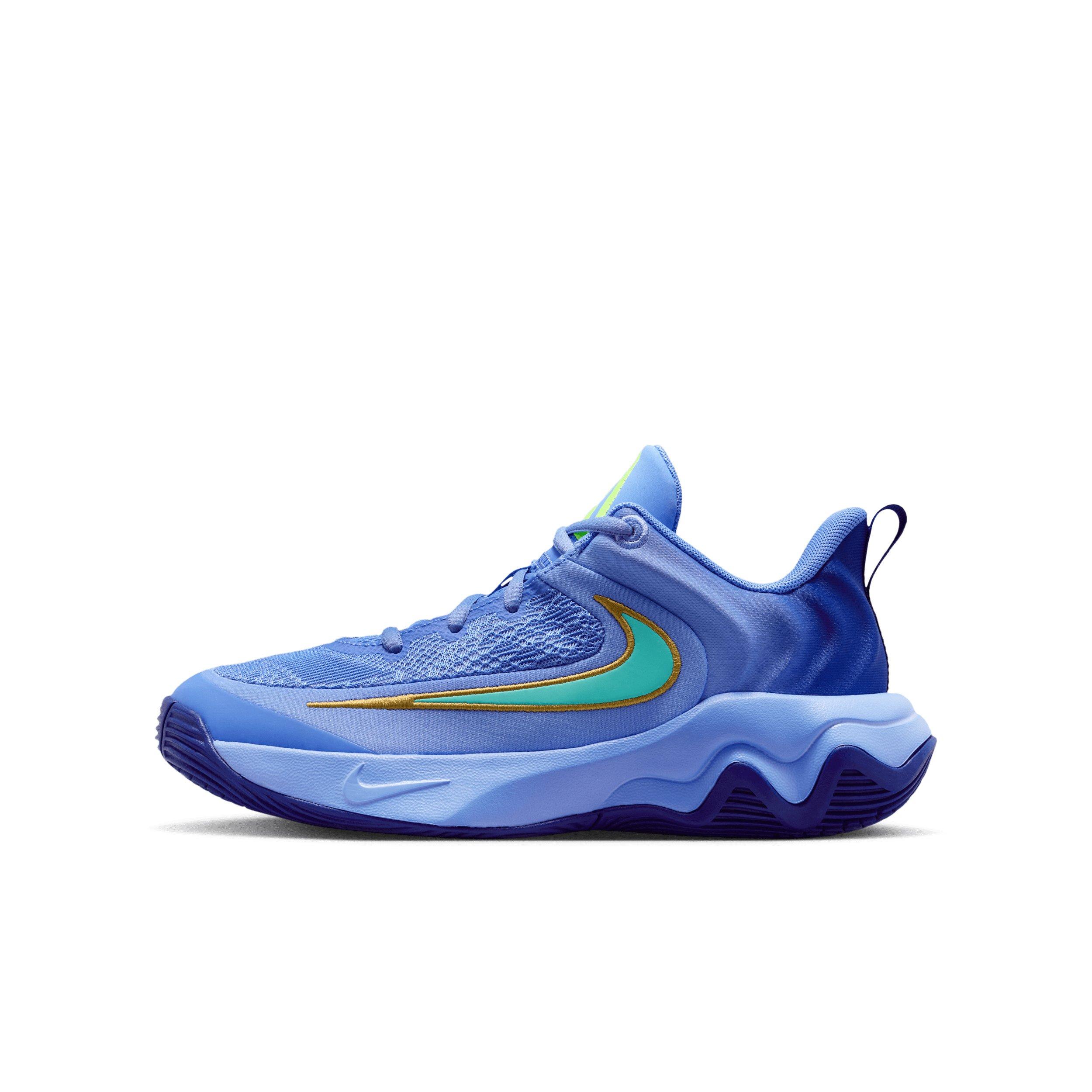 Nike Giannis Immortality 4 "Royal Pulse/Royal/Volt/Turquoise" Grade School Boys' Basketball Shoe - ROYAL/ROYAL/VOLT/TURQUOISE Thumbnail View 2