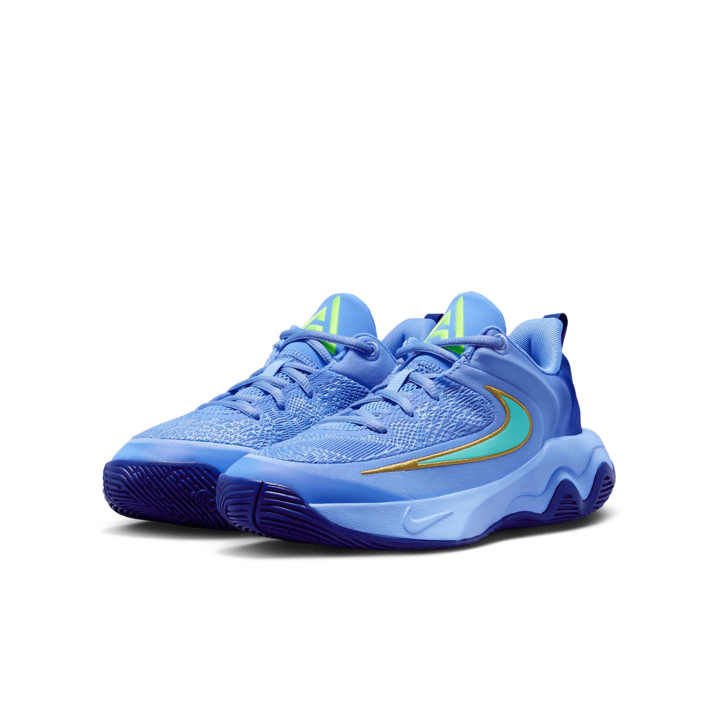 Nike Giannis Immortality 4 "Royal Pulse/Royal/Volt/Turquoise" Grade School Boys' Basketball Shoe - ROYAL/ROYAL/VOLT/TURQUOISE Thumbnail View 3