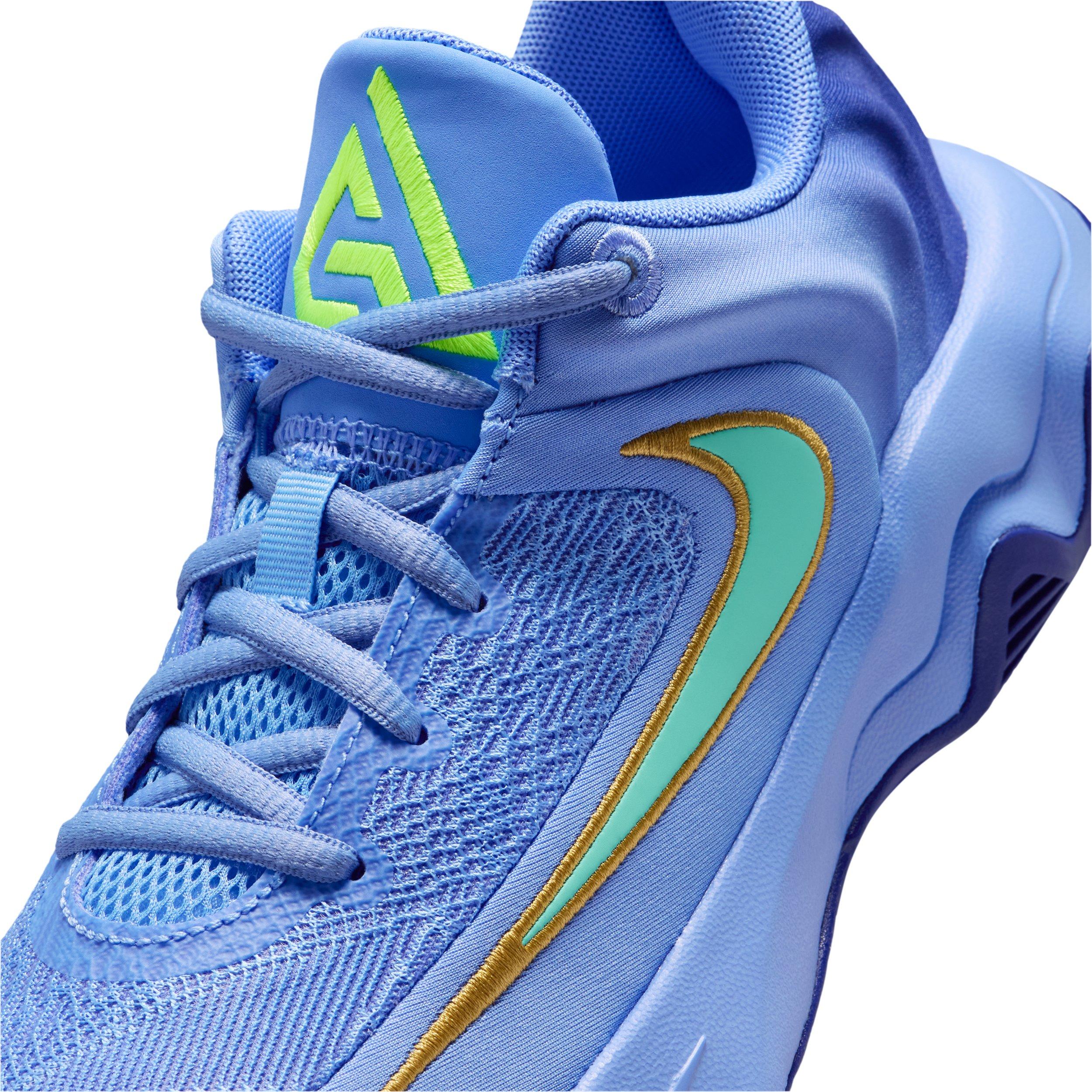 Nike Giannis Immortality 4 "Royal Pulse/Royal/Volt/Turquoise" Grade School Boys' Basketball Shoe - ROYAL/ROYAL/VOLT/TURQUOISE Thumbnail View 7
