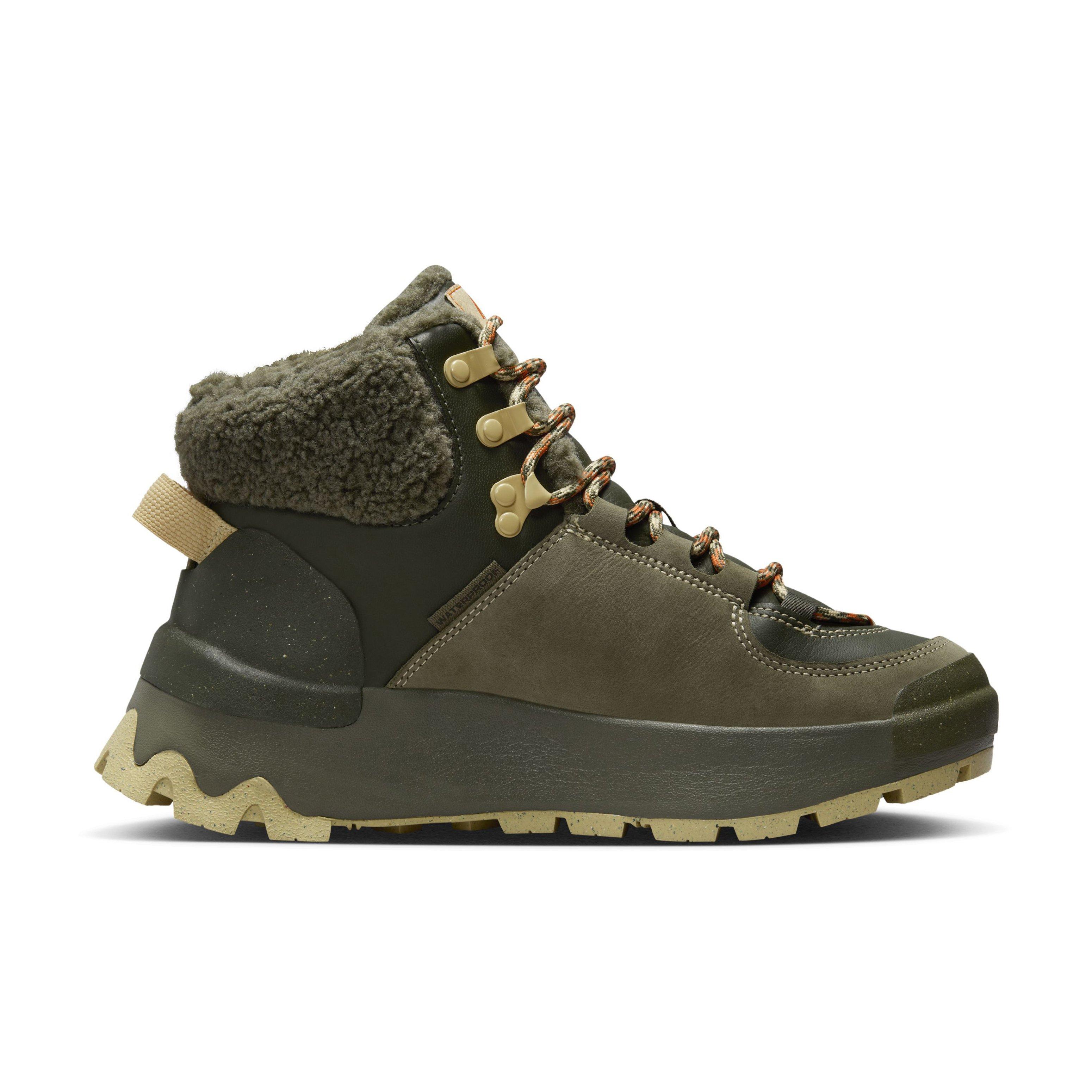 Nike City Classic Premium "Cargo Khaki/Medium Olive/Campfire Orange/Sesame" Women's Boot - GREEN Thumbnail View 1