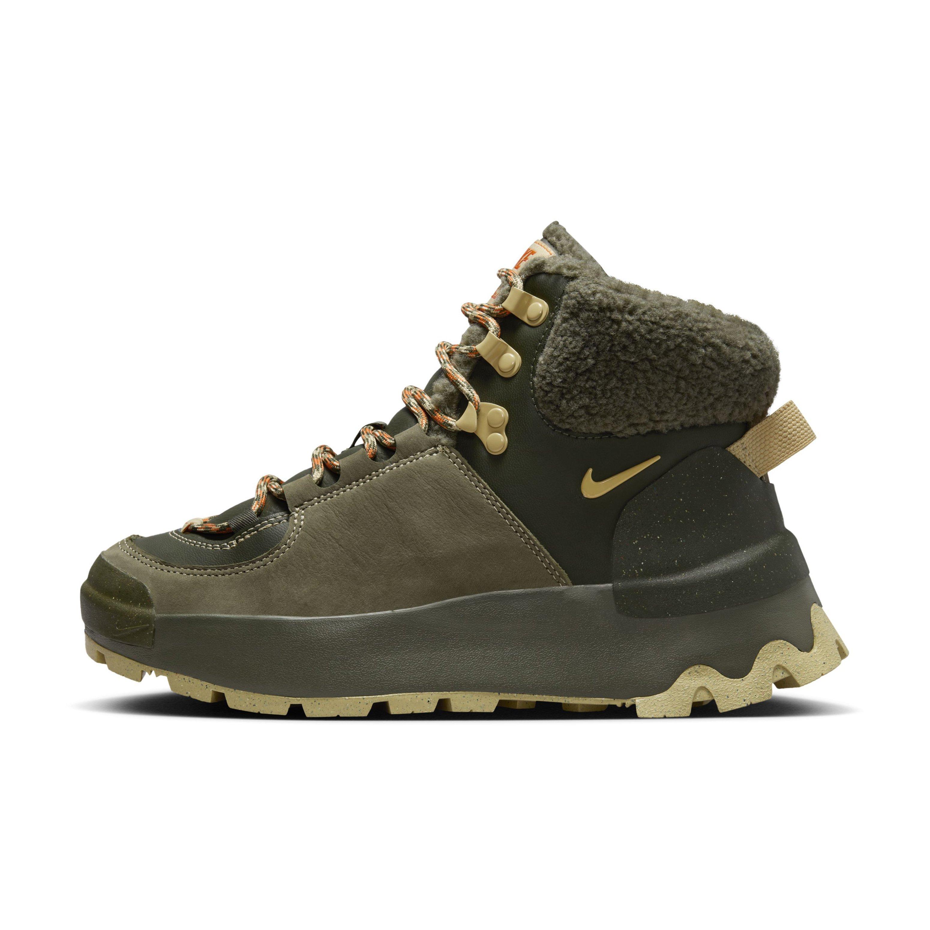 Nike City Classic Premium "Cargo Khaki/Medium Olive/Campfire Orange/Sesame" Women's Boot - GREEN Thumbnail View 2