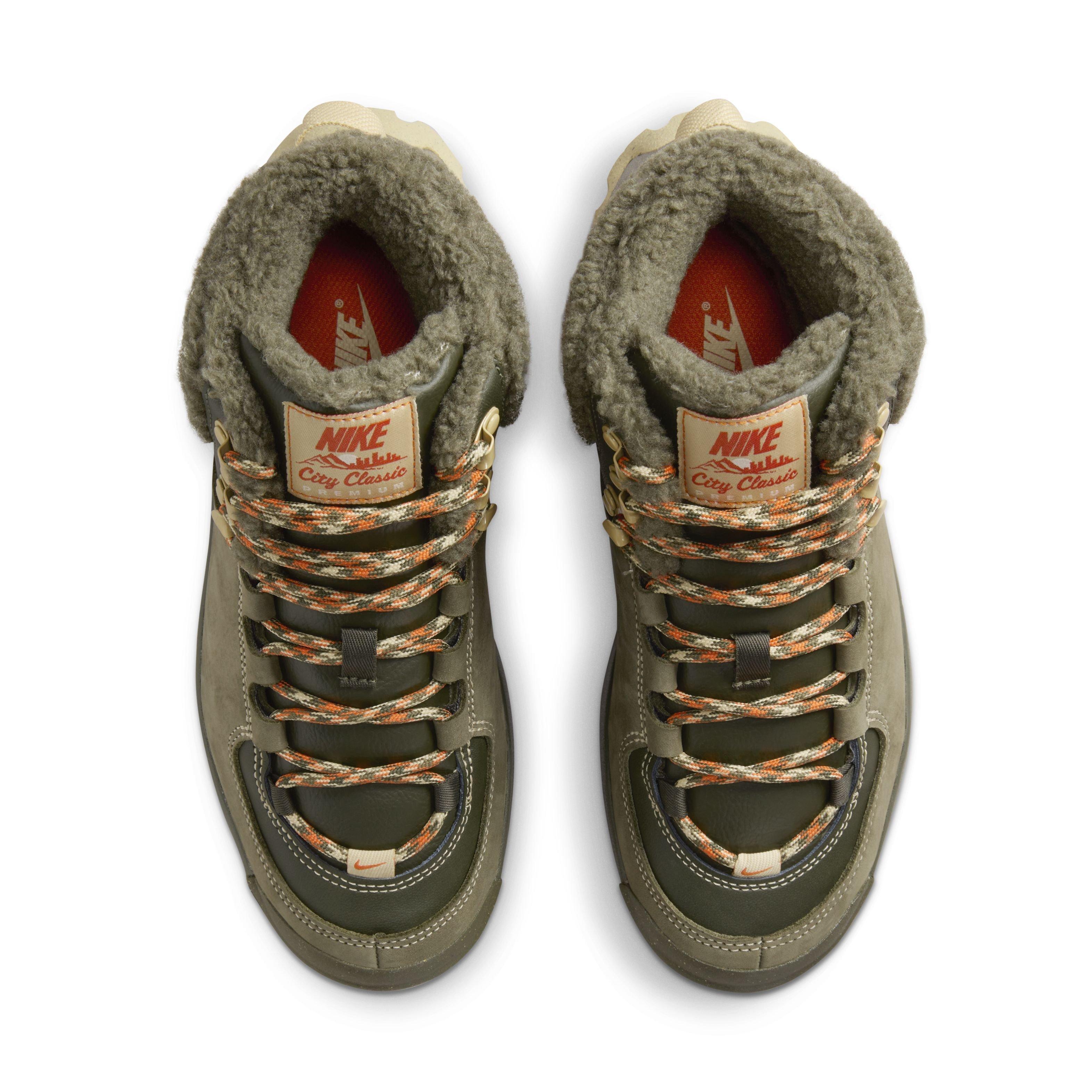 Nike City Classic Premium "Cargo Khaki/Medium Olive/Campfire Orange/Sesame" Women's Boot - GREEN Thumbnail View 4